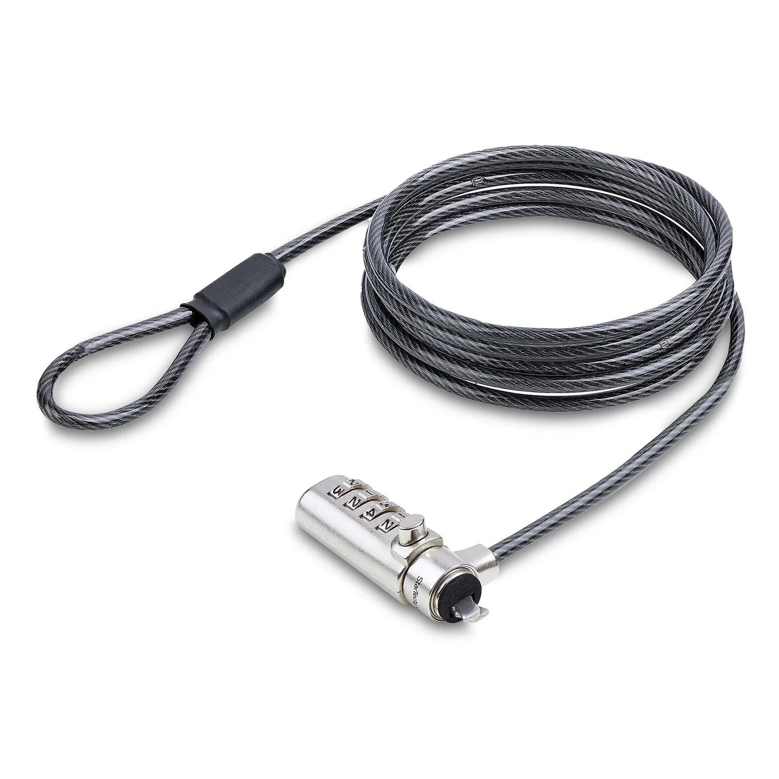 Antivol pour Ordinateur Portable Compatible Slot Noble Wedge ®, Câble de Verrouillage de 1,5m, Sécurité Antivol pour PC Portable, Câble en Acier Résistant aux Coupures, Combo Lock