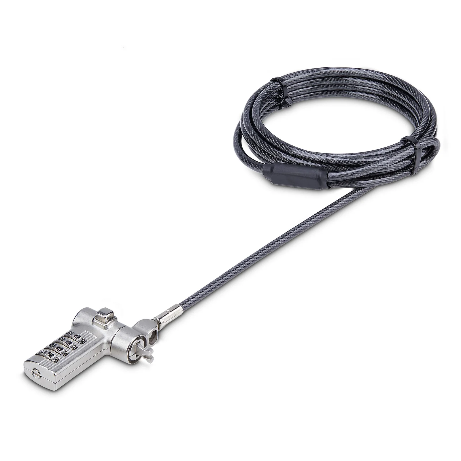 Câble Antivol Universel 3-en-1, Combinaison Sérialisée, 2 m