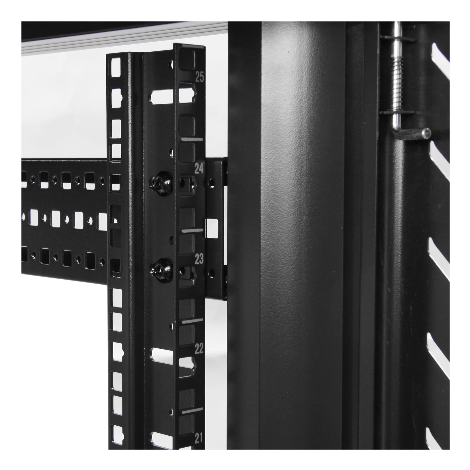 StarTech.com Armoire Rack Serveur 32U à 4 Montants, Armoire Verrouillable 19" pour Ordinateur/AV/Équipement IT, Rack Réseau pour Bureau/Domicile avec Roulettes et Rails de Montage Ajustables