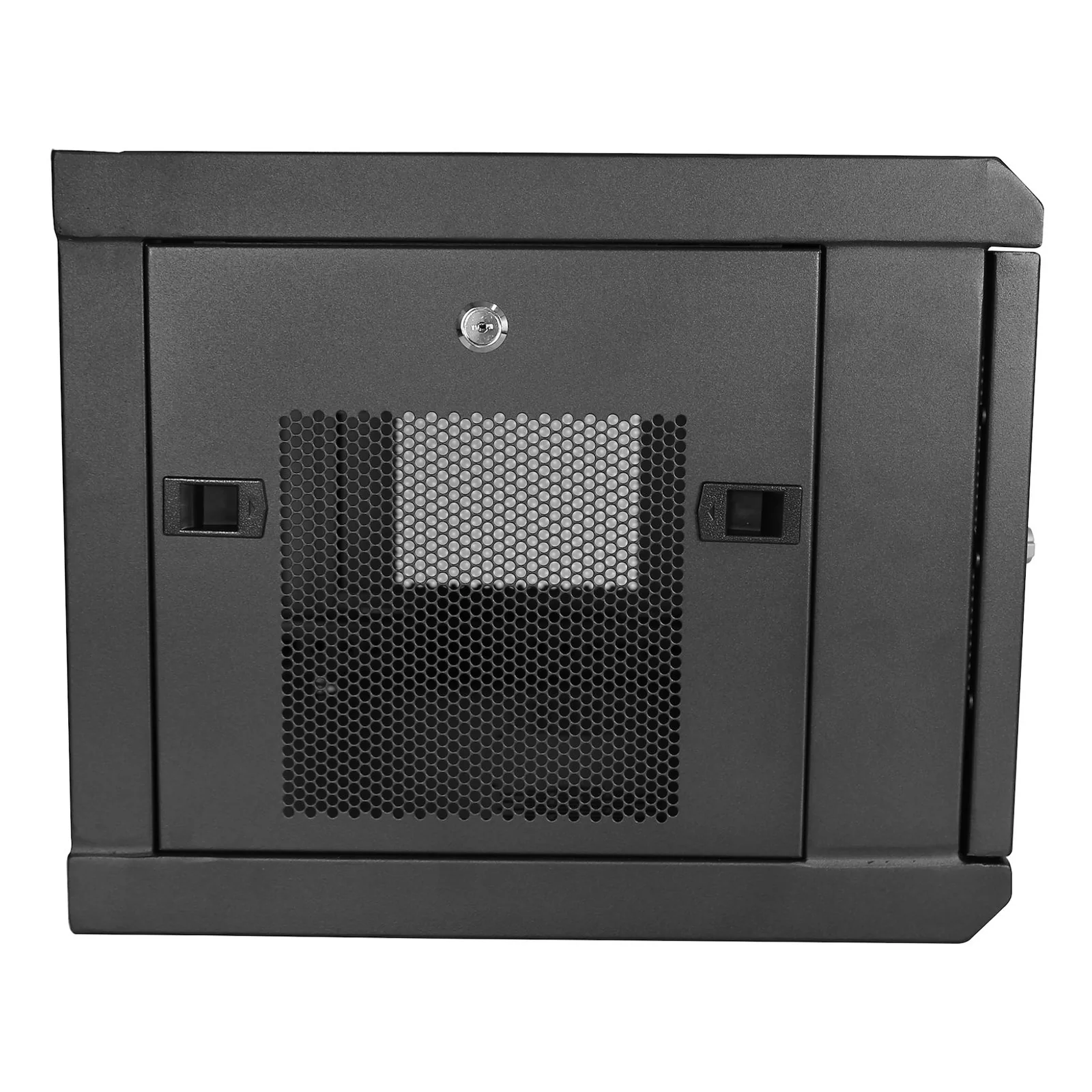 StarTech.com Armoire Réseau Murale à 2 Montants 6U avec Étagère 1U, Armoire Serveur Murale 19" à Charnières pour Équipement IT/AV/Électronique/Ordinateur, Armoire Rack Ventilée Flexible