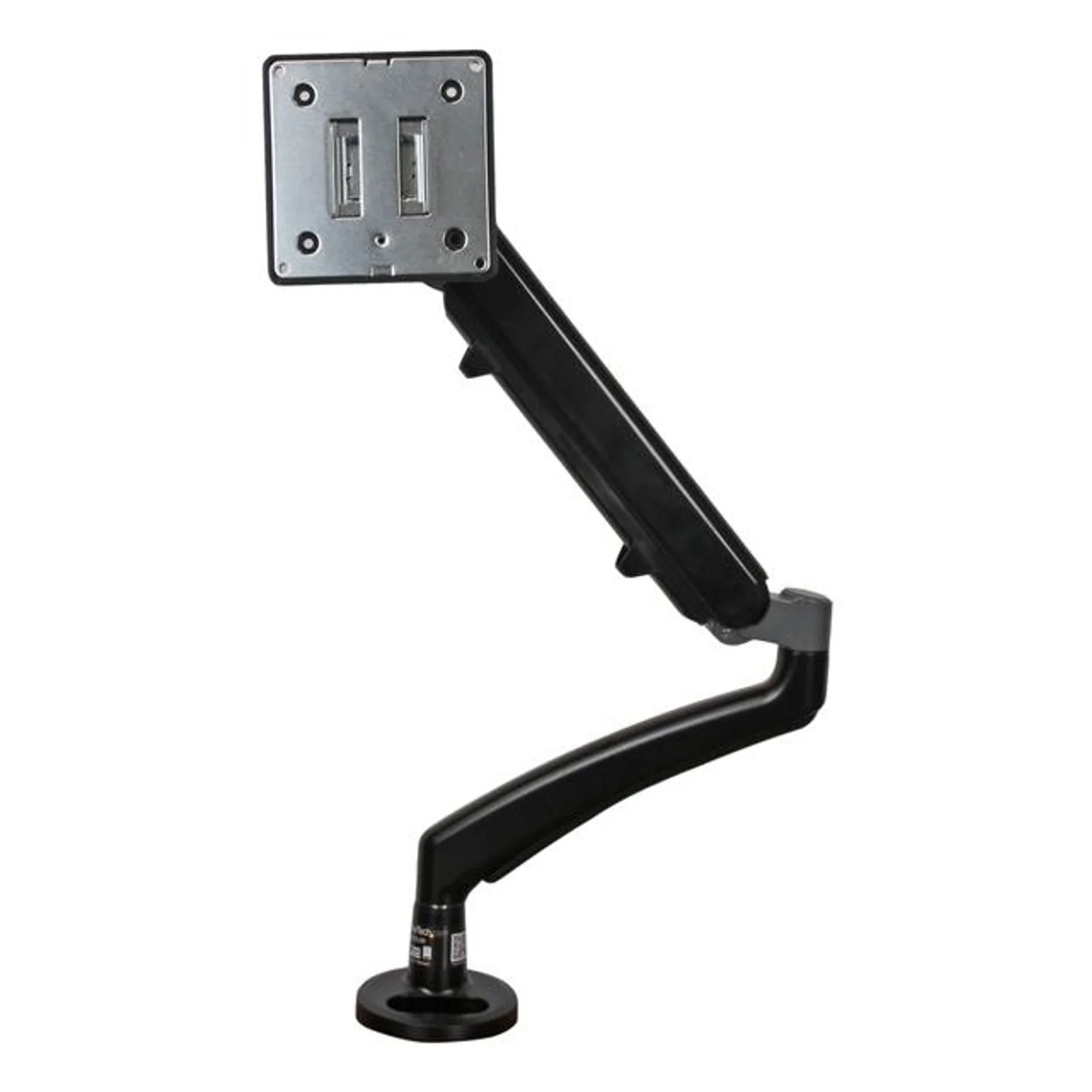 Bras articulé slim pour moniteur avec gestion de câbles - Support de bureau pour écran LCD / LED