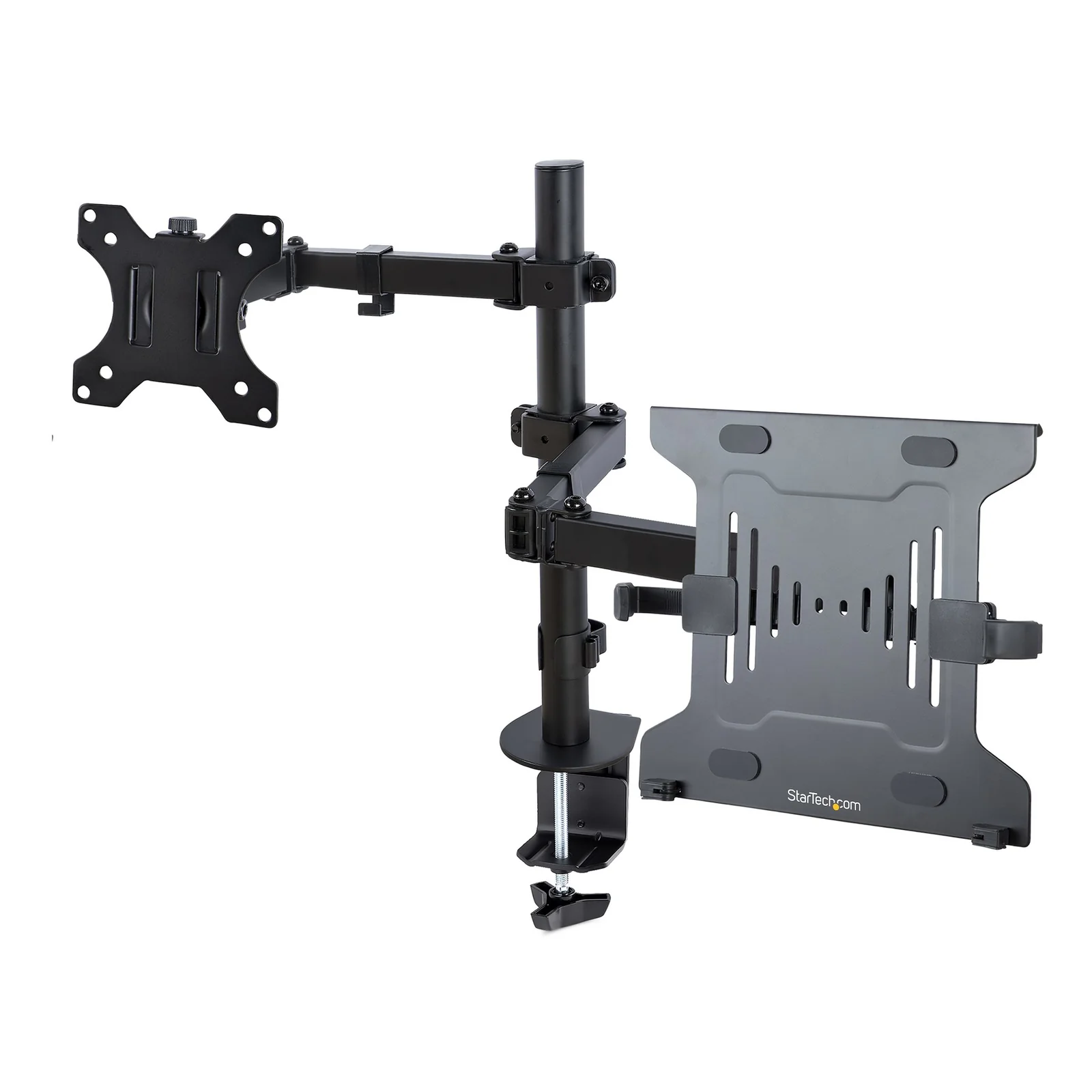 Bras Articulé VESA - Support Écran PC 32 pouces et Ordinateur Portable (4,5kg) - Pied Écran PC, Montage Réglable pour Ordinateur Portable - Support Moniteur et PC