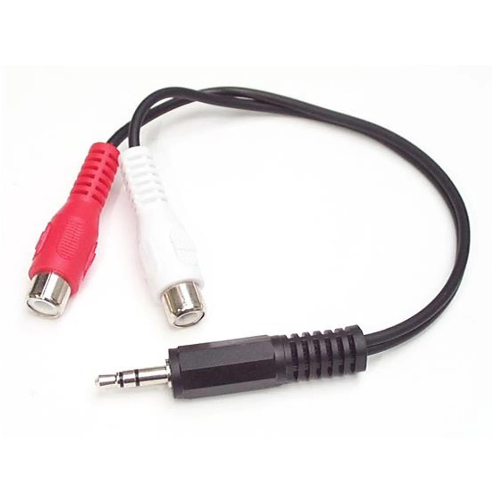 Câble Mini-Jack 3,5 mm mâle vers 2x RCA femelle 15 cm