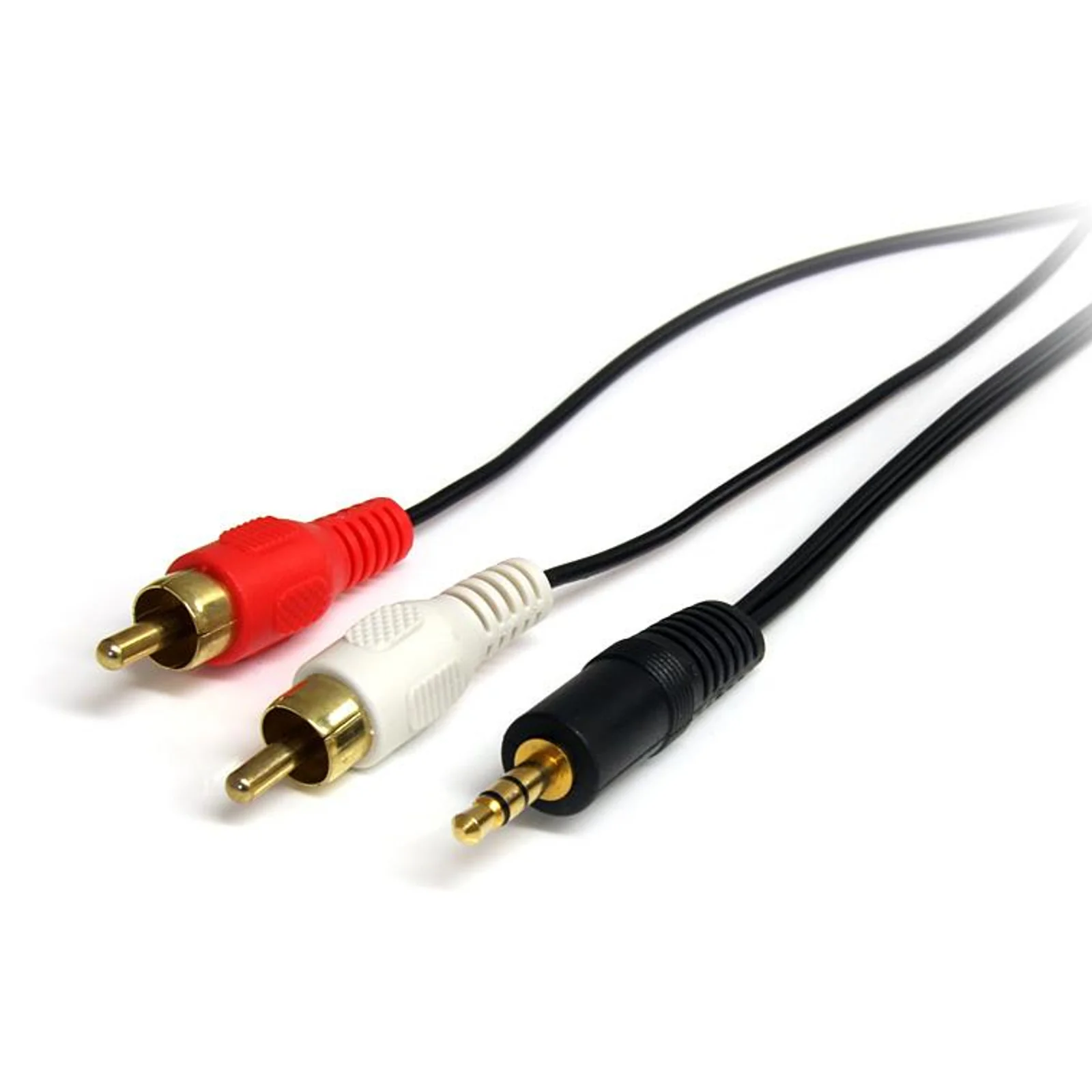 Câble audio stéréo de 1 m - Mâle 3,5 mm vers mâle 2 x RCA