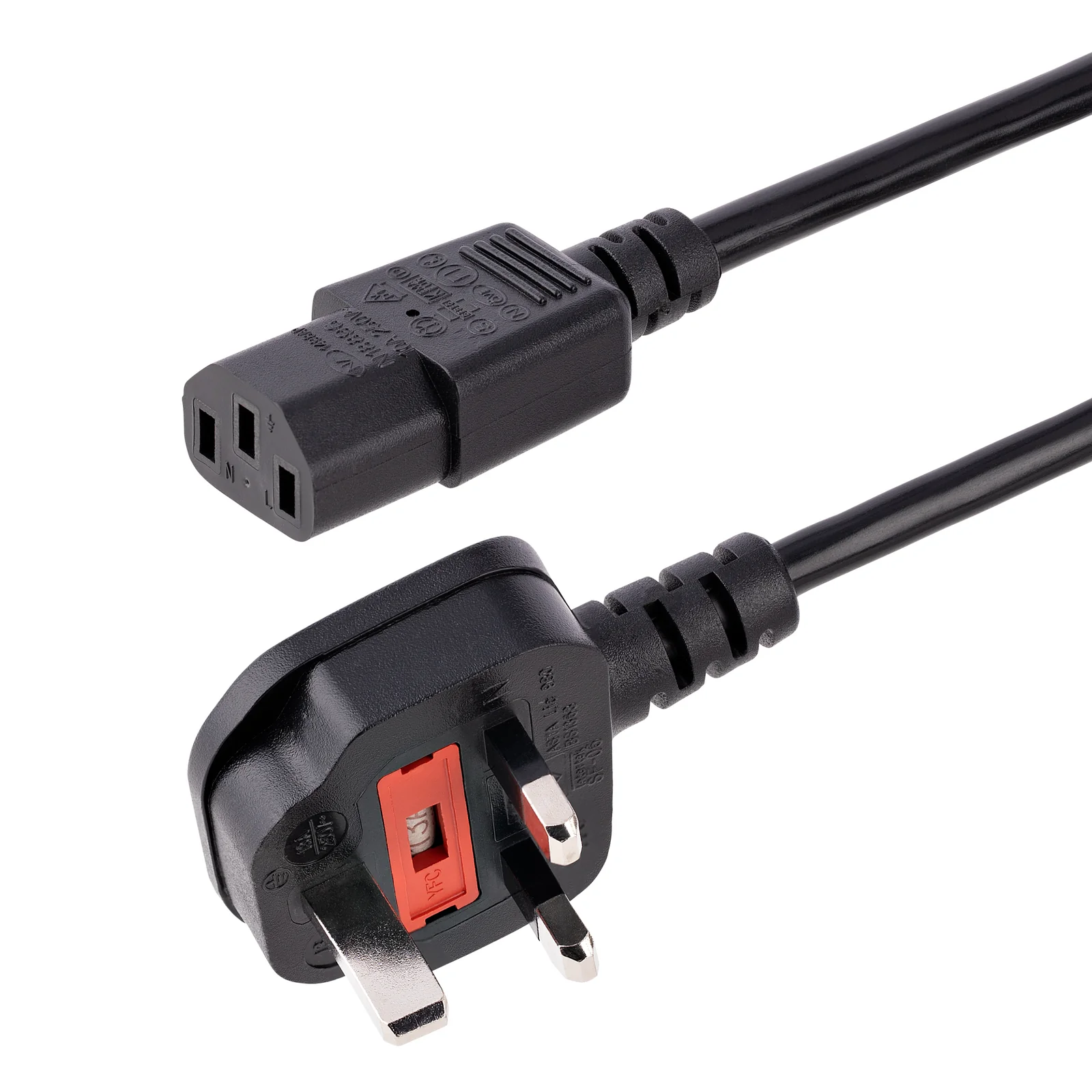 Câble d'Alimentation PC 3 m- Prise de Secteur UK - IEC 320 C13 vers BS 1363