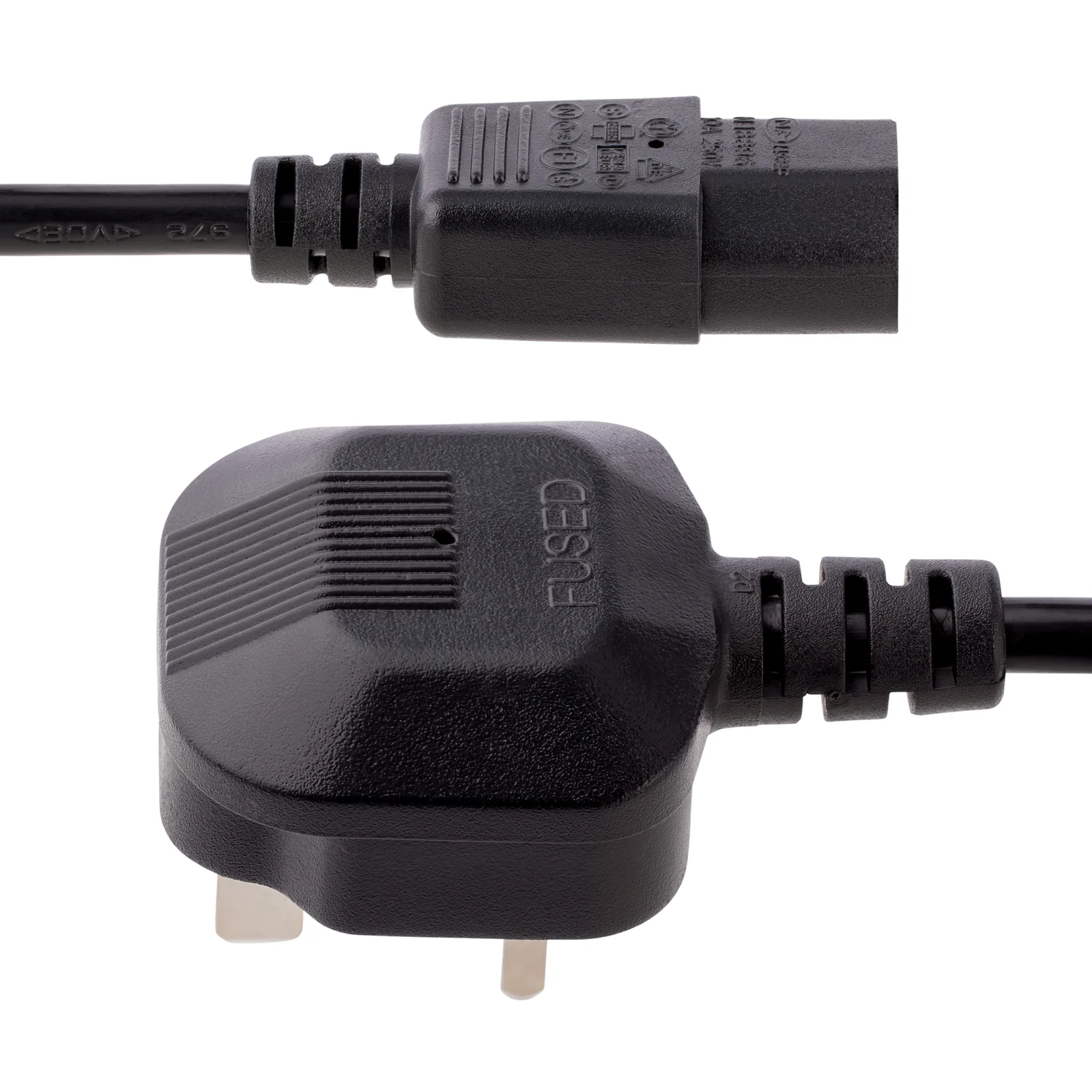 StarTech.com Câble d'Alimentation PC 3 m- Prise de Secteur UK - IEC 320 C13 vers BS 1363