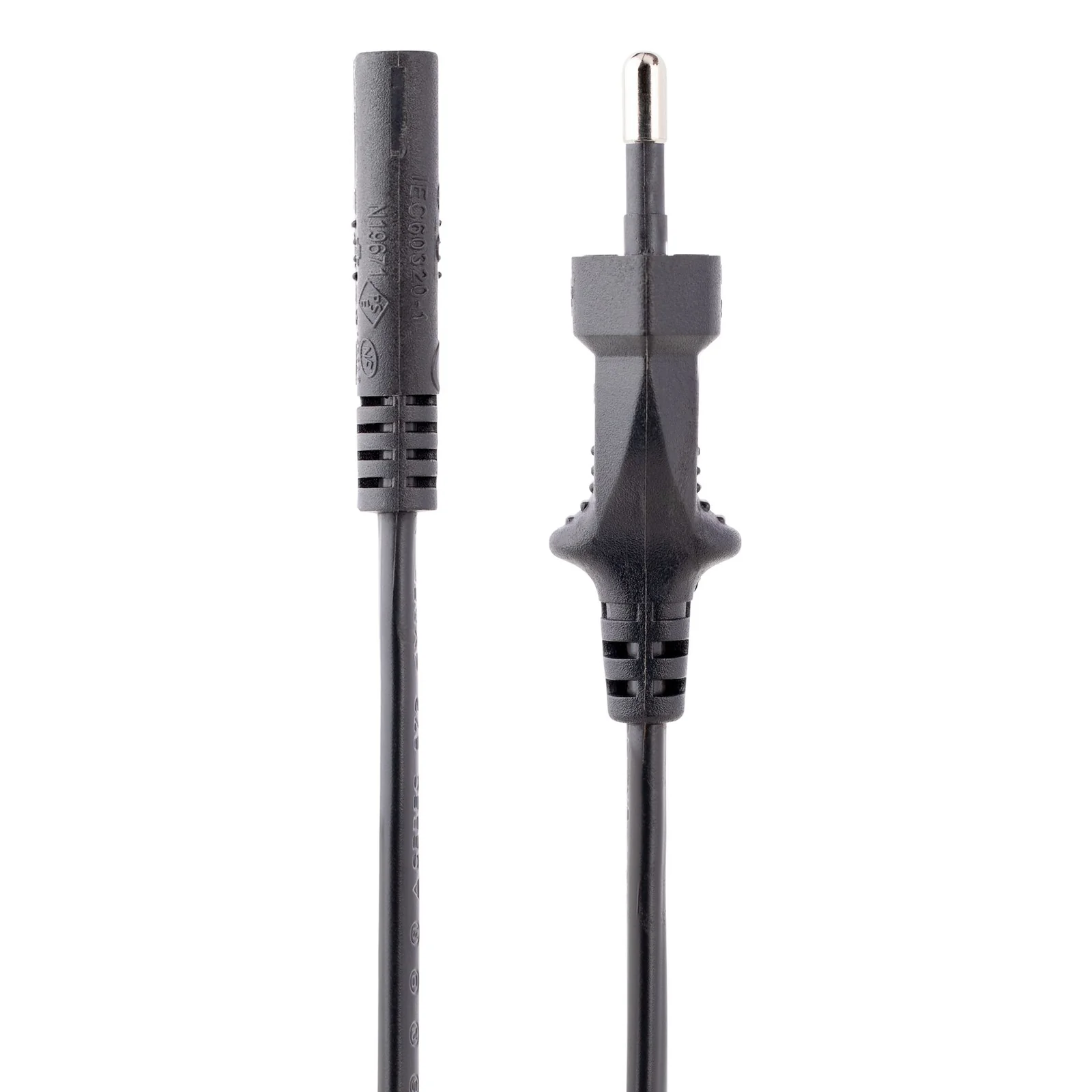 StarTech.com Câble d'Alimentation pour Ordinateur Portable de 3m - Prise EU vers Connecteur C7, 2,5A 250V, 18AWG - Câble d'Alimentation pour Imprimante - Cordon Alimentation PC Portable