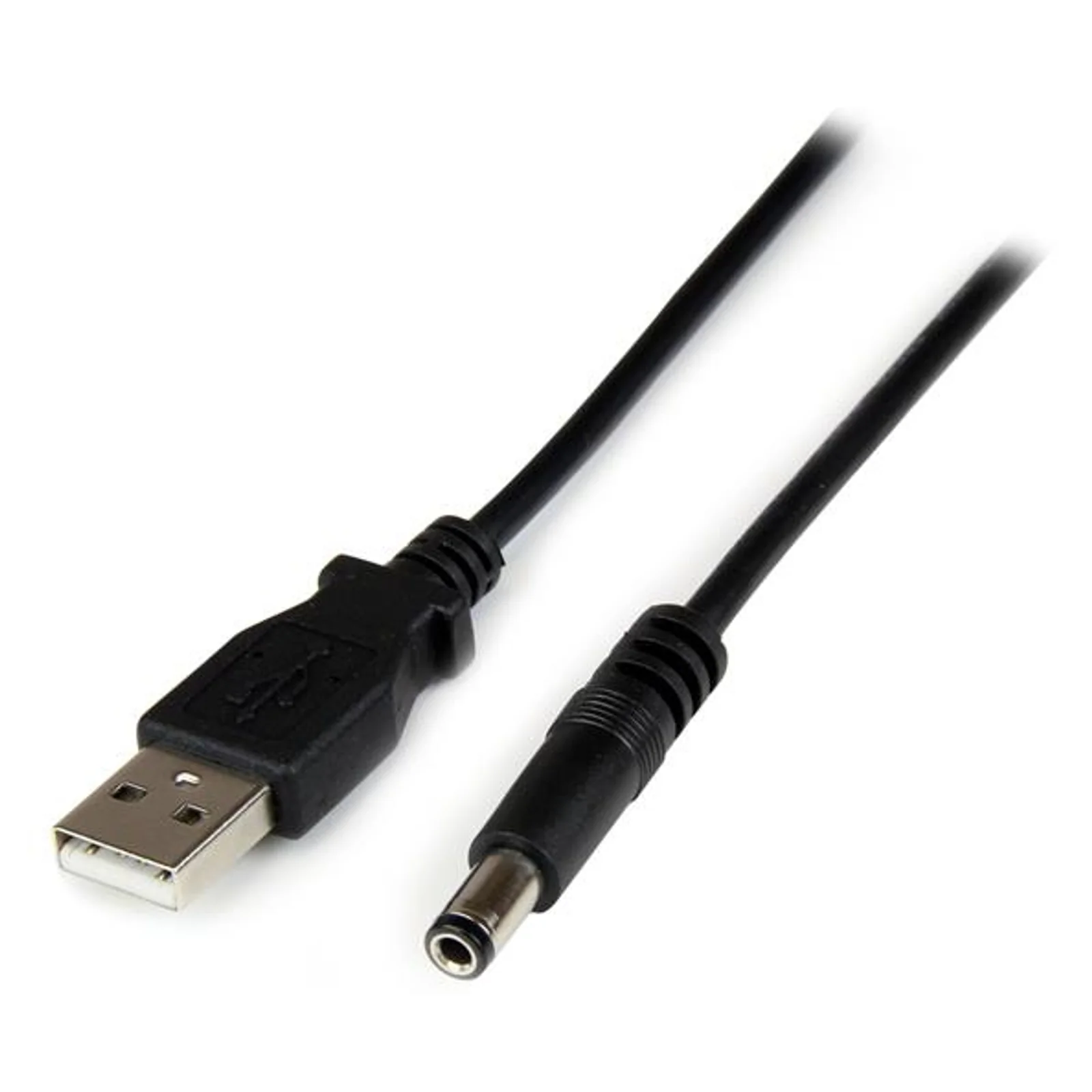 Câble d'alimentation USB vers connecteur annulaire de type N 5 V CC de 1 m - USB A vers V CC de 5,5 mm
