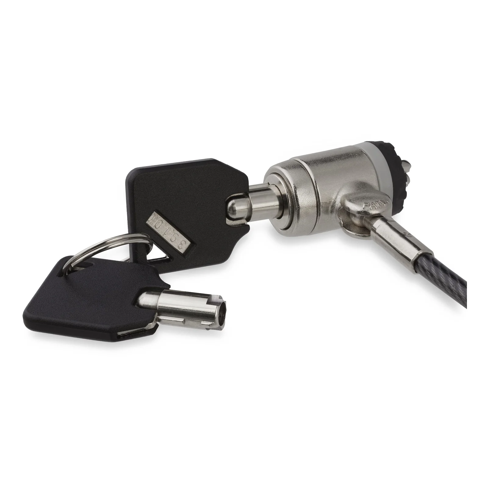 Câble de sécurité pour ordinateur portable avec bouton de verrouillage