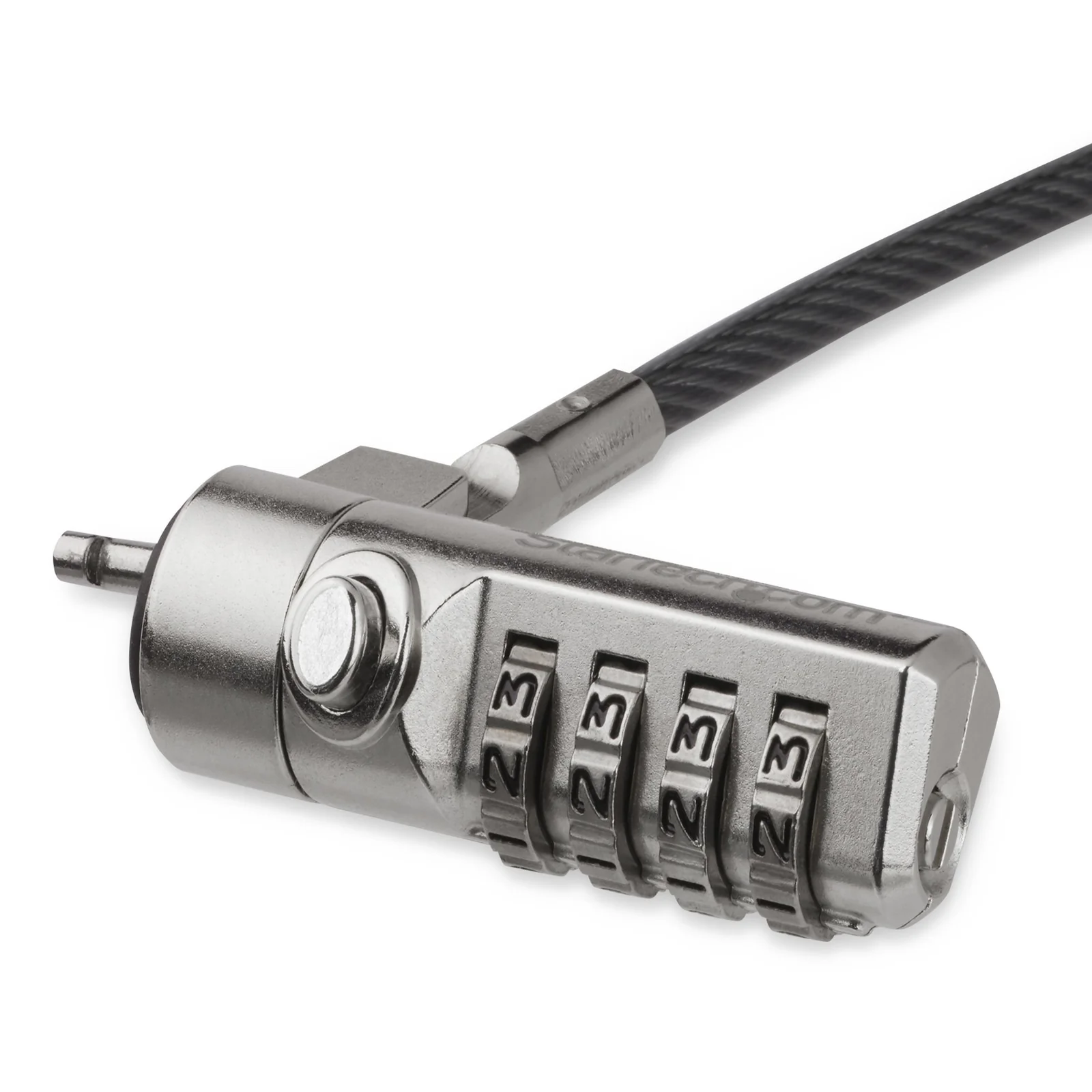 Câble de sécurité pour ordinateur portable avec charnière pivotante