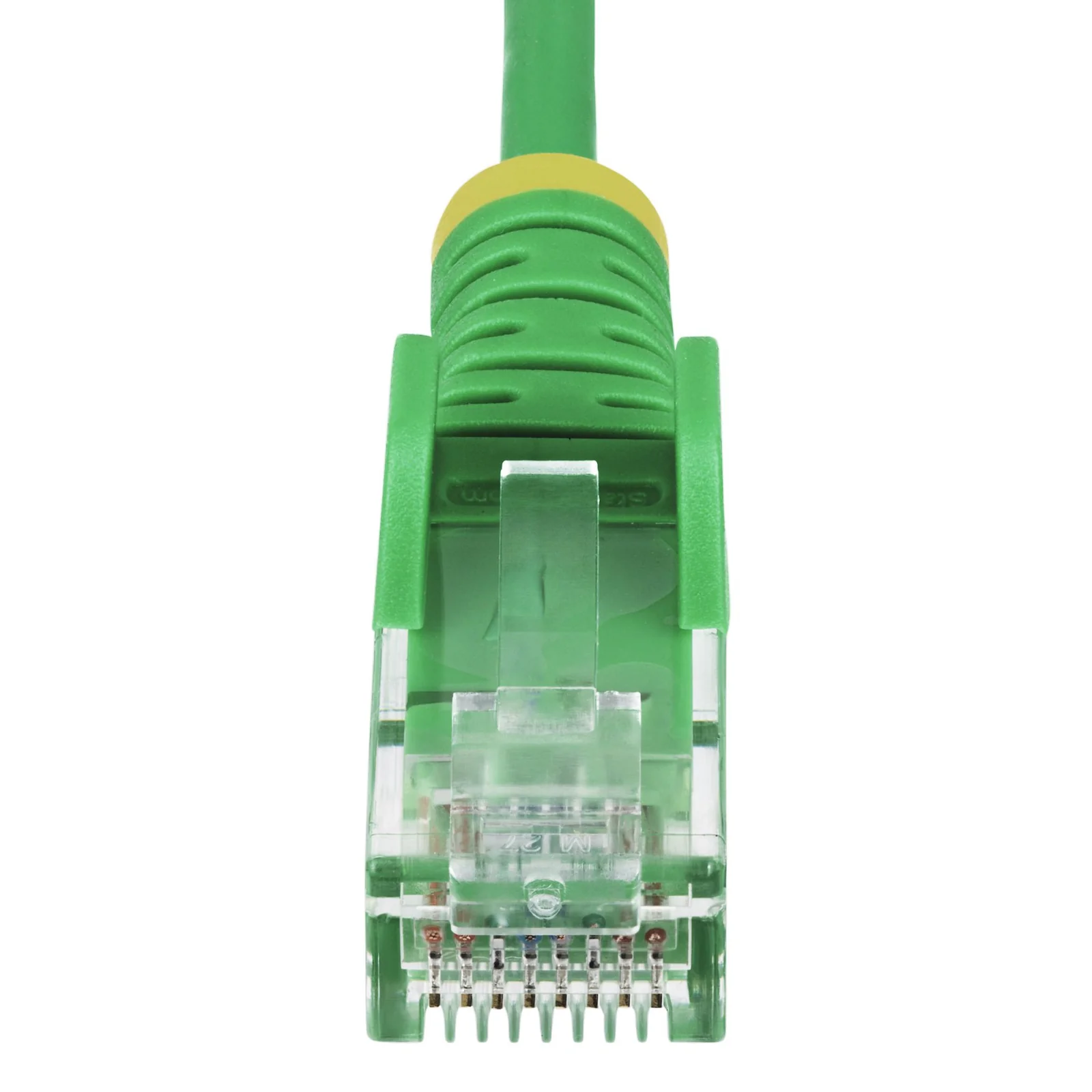 StarTech.com Câble Ethernet CAT6 Vert Fin de 15m, Sans Accroc, 100W PoE, UTP, LSZH, Fil de Cuivre Pur 28AWG, Cordon Patch Réseau RJ45 avec Serre-Câble, Contrôlé Fluke