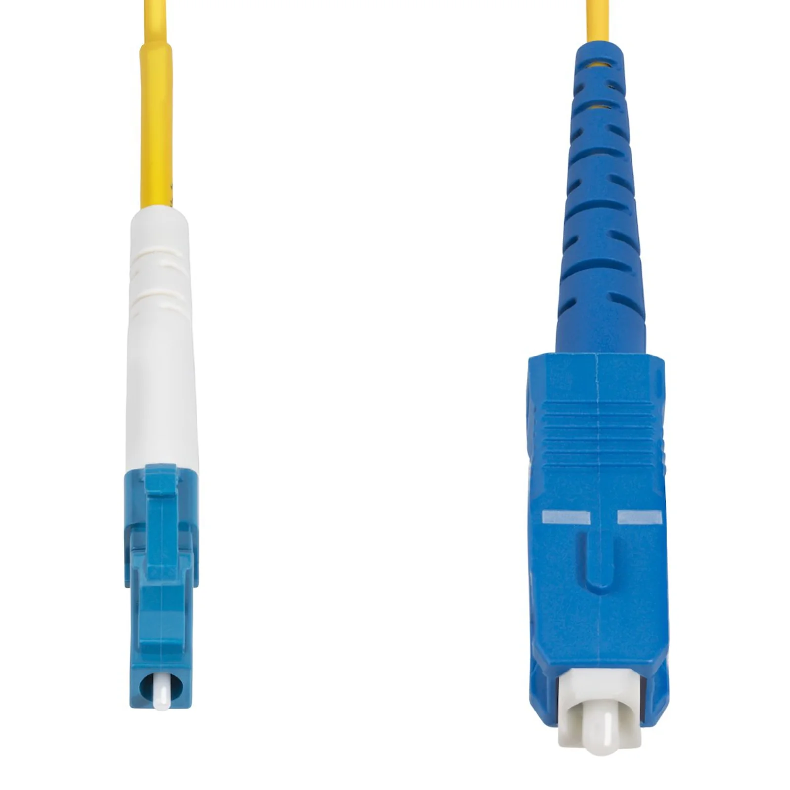 StarTech.com Câble Fibre Optique de 15m Simplex Monomode LC à SC (UPC) OS2, 9/125µm, 40G/100G, Cordon Fibre Optique, Insensible à la Courbure, Faible Perte d'Insertion, Cordon Patch Fibre LSZH