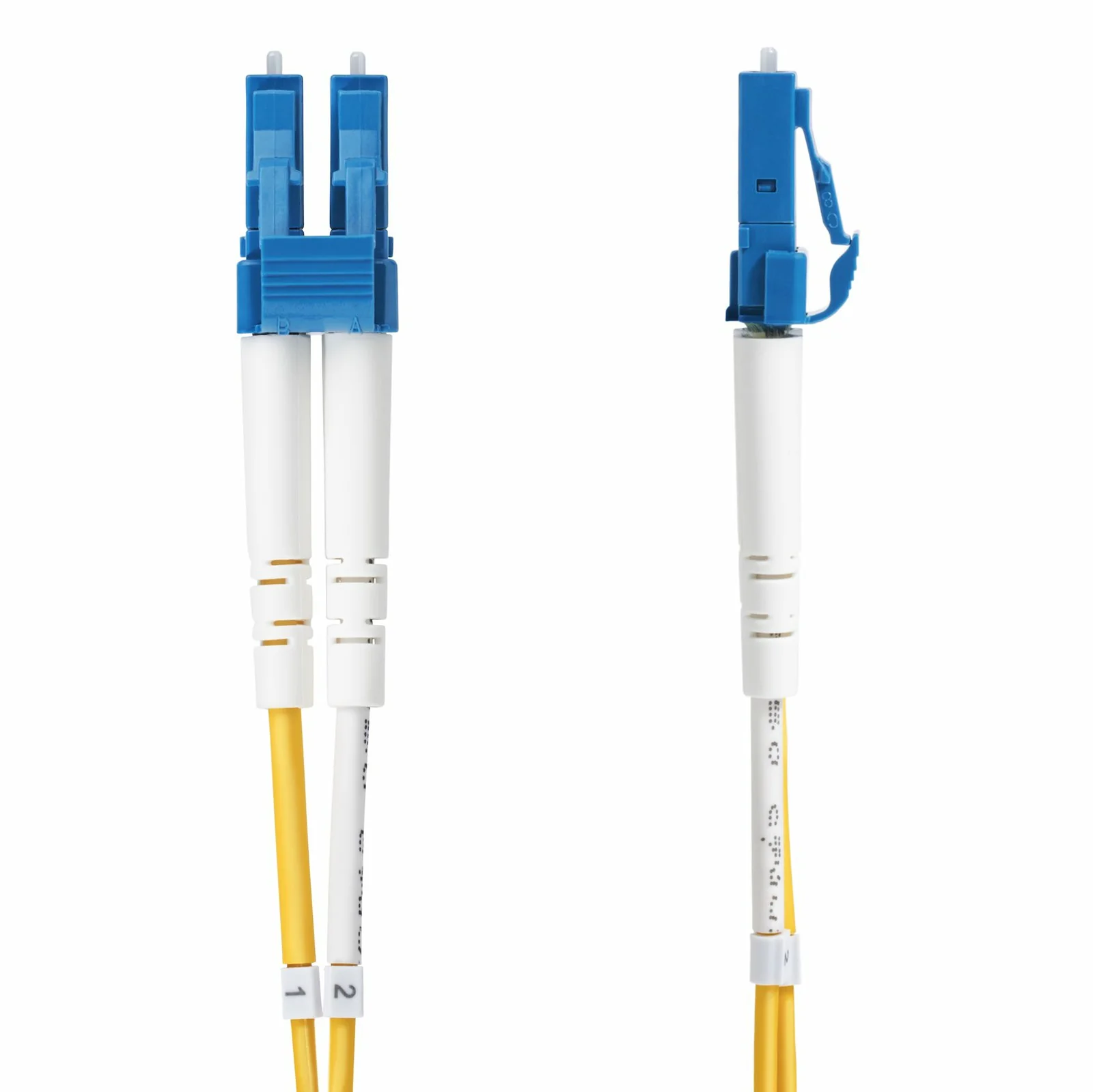 StarTech.com Câble Fibre Optique de 1m Duplex Monomode LC à LC (UPC) OS2, 9/125µm, 100G, Cordon Fibre Optique, Insensible à la Courbure, Faible Perte d'Insertion, Cordon Patch Fibre LSZH