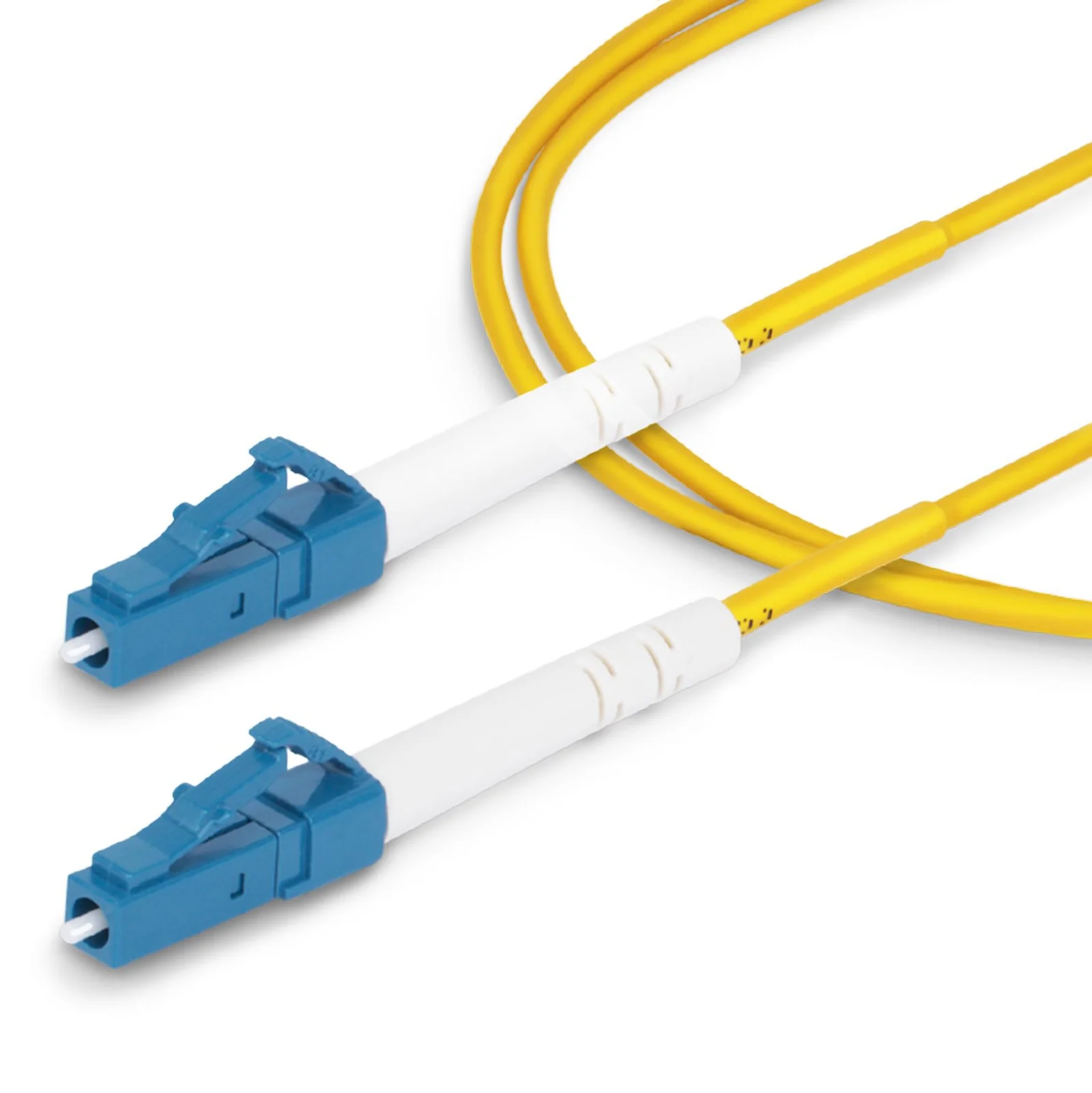 StarTech.com Câble Fibre Optique de 1m Simplex Monomode LC à LC (UPC) OS2, 9/125µm, 40G/100G, Cordon Fibre Optique, Insensible à la Courbure, Faible Perte d'Insertion, Cordon Patch Fibre LSZH