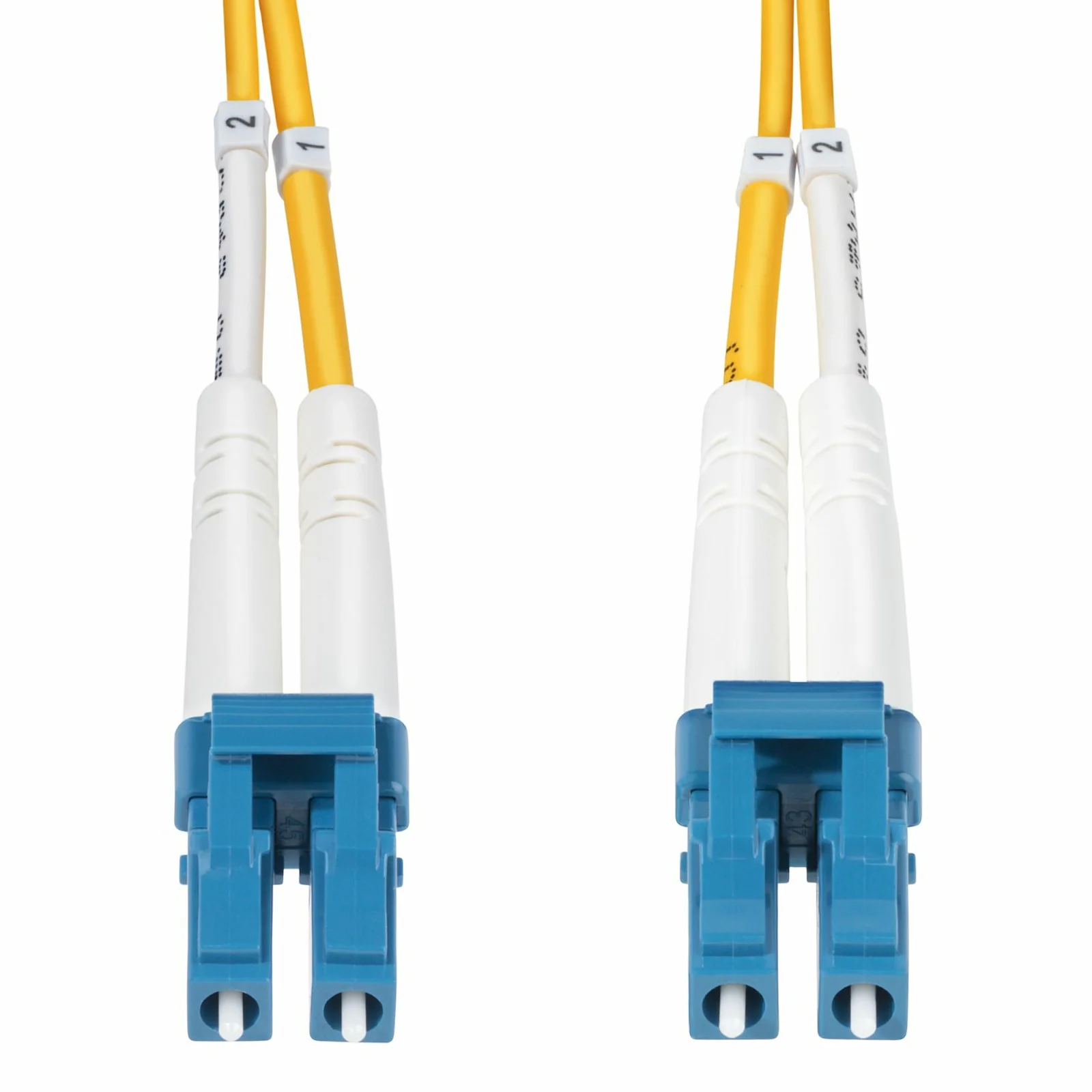StarTech.com Câble Fibre Optique de 2m Duplex Monomode LC à LC (UPC) OS2, 9/125µm, 100G, Cordon Fibre Optique, Insensible à la Courbure, Faible Perte d'Insertion, Cordon Patch Fibre LSZH