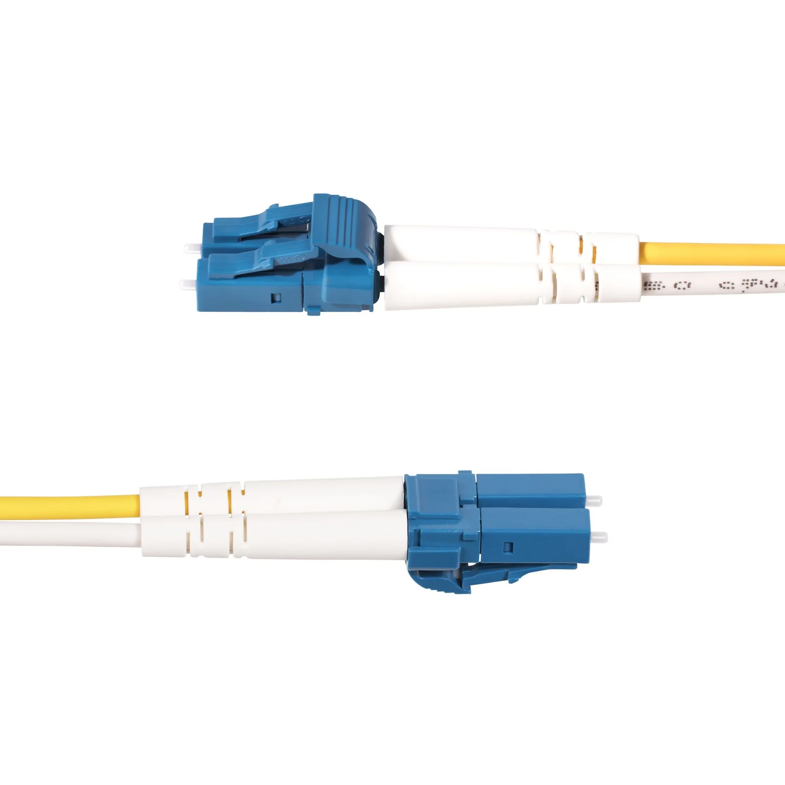 StarTech.com Câble Fibre Optique de 2m Duplex Monomode LC vers SC(UPC) OS2, 9/125µm, 100G, Cordon Fibre Optique, Insensible à la Courbure, Faible Perte d'Insertion, Cordon Patch Fibre LSZH