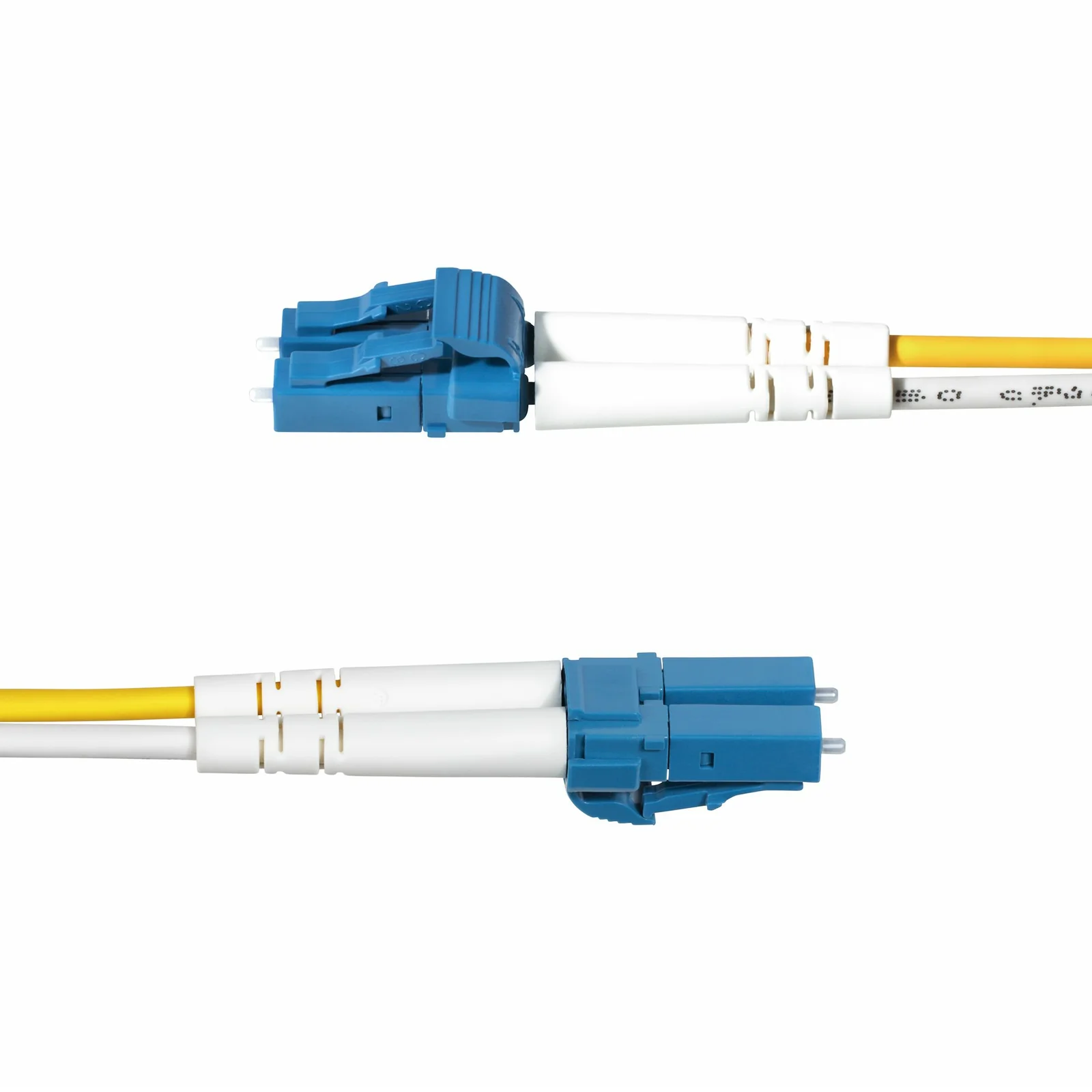 StarTech.com Câble Fibre Optique de 50m Duplex Monomode LC à LC (UPC) OS2, 9/125µm, 100G, Cordon Fibre Optique, Insensible à la Courbure, Faible Perte d'Insertion, Cordon Patch Fibre LSZH