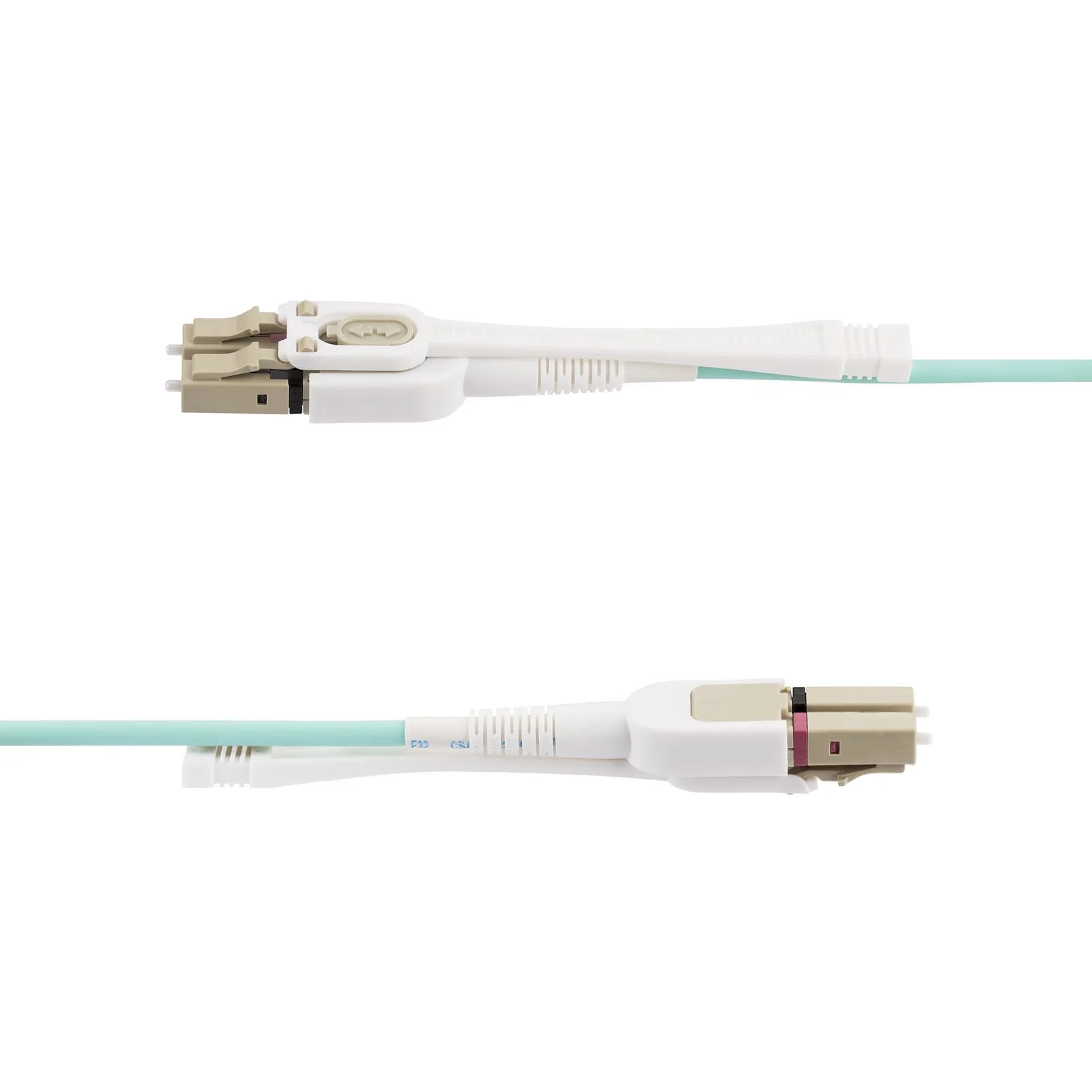 StarTech.com Câble Fibre Optique Multimode LC à LC (UPC) OM4 de 10m avec Languettes Push-Pull, 50/125µm, Réseaux 100G, Insensible à la Courbure, Faible Perte d'Insertion, Cordon de Raccordement Fibre LSZH