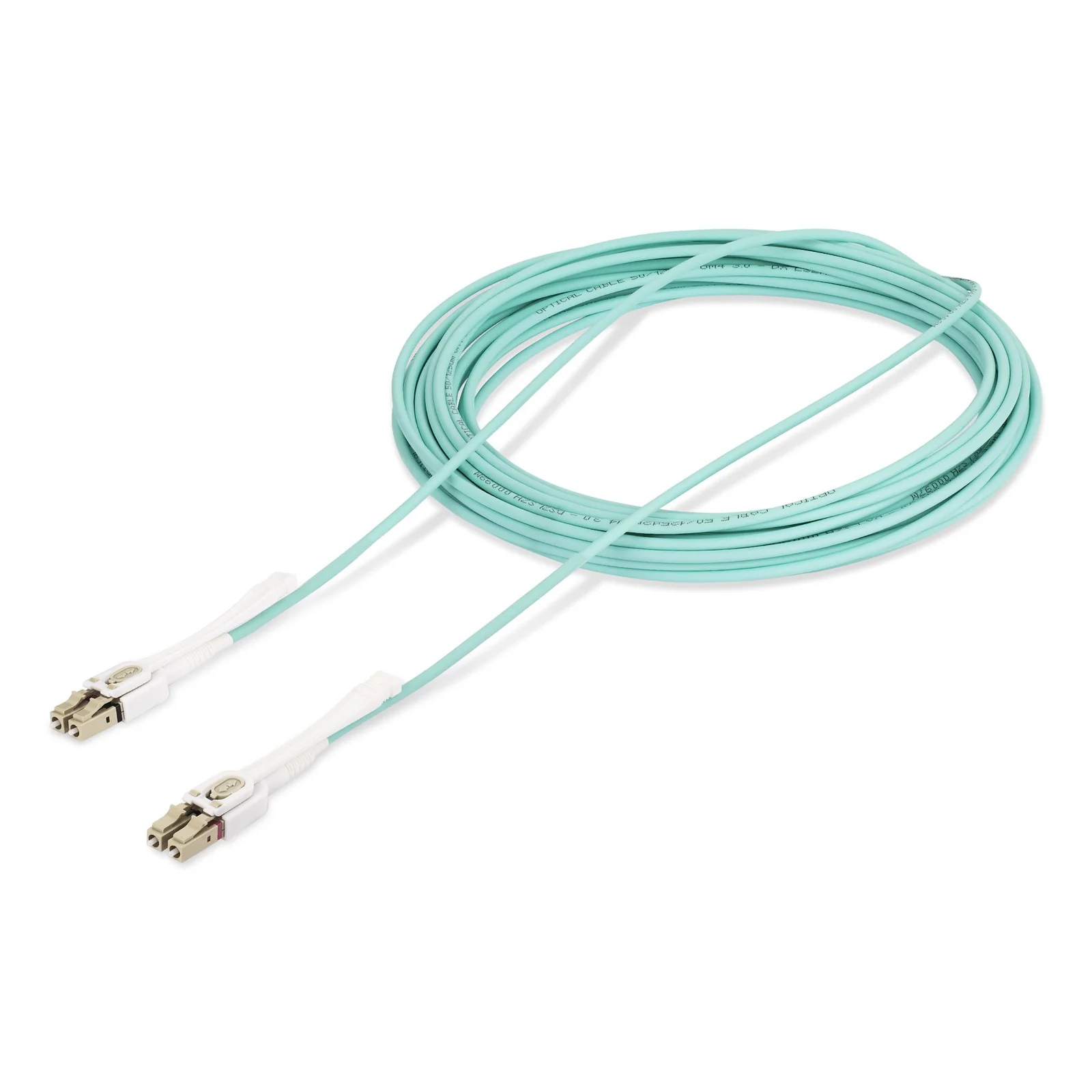 StarTech.com Câble Fibre Optique Multimode LC à LC (UPC) OM4 de 10m avec Languettes Push-Pull, 50/125µm, Réseaux 100G, Insensible à la Courbure, Faible Perte d'Insertion, Cordon de Raccordement Fibre LSZH