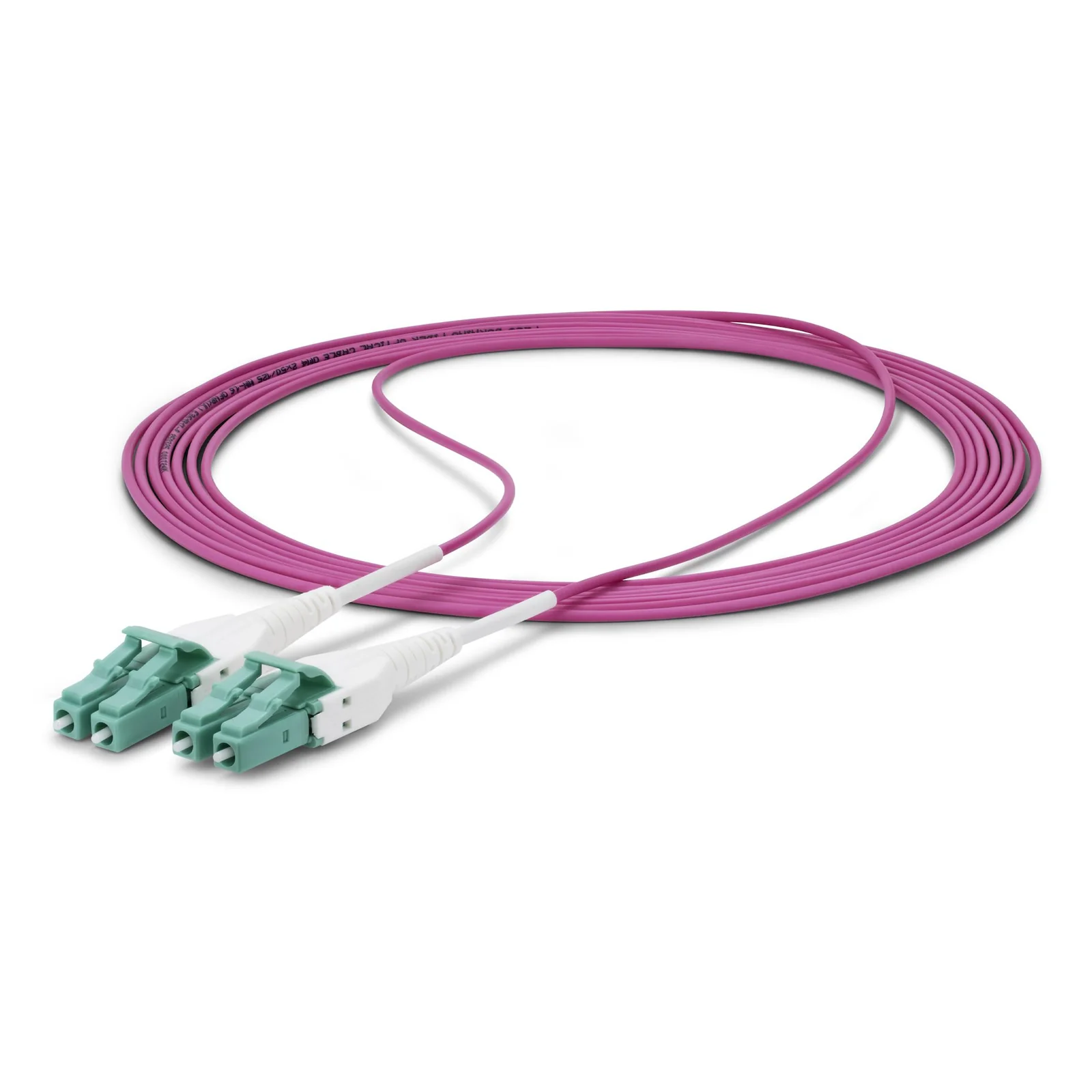 StarTech.com Câble Fibre Optique Multimode OM4 LC vers LC (UPC) de 20m, Erika Violet, 50/125 µm, 40G/100G, LOMMF/VCSEL, Cordon de Raccordement Fibre Optique Uniboot, Certifié OFNR Riser