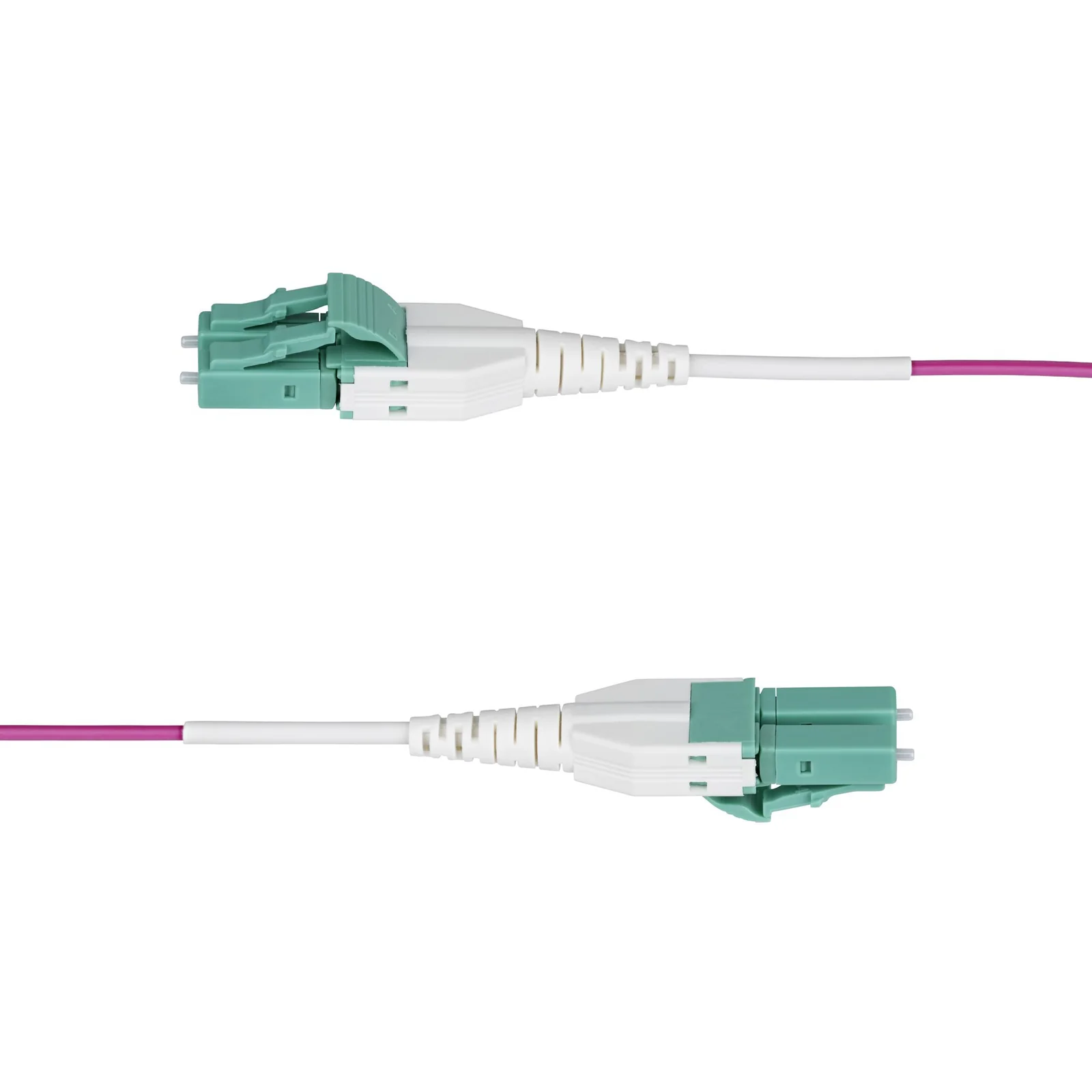 StarTech.com Câble Fibre Optique Multimode OM4 LC vers LC (UPC) de 30m, Erika Violet, 50/125 µm, 40G/100G, LOMMF/VCSEL, Cordon de Raccordement Fibre Optique Uniboot, Certifié OFNR Riser