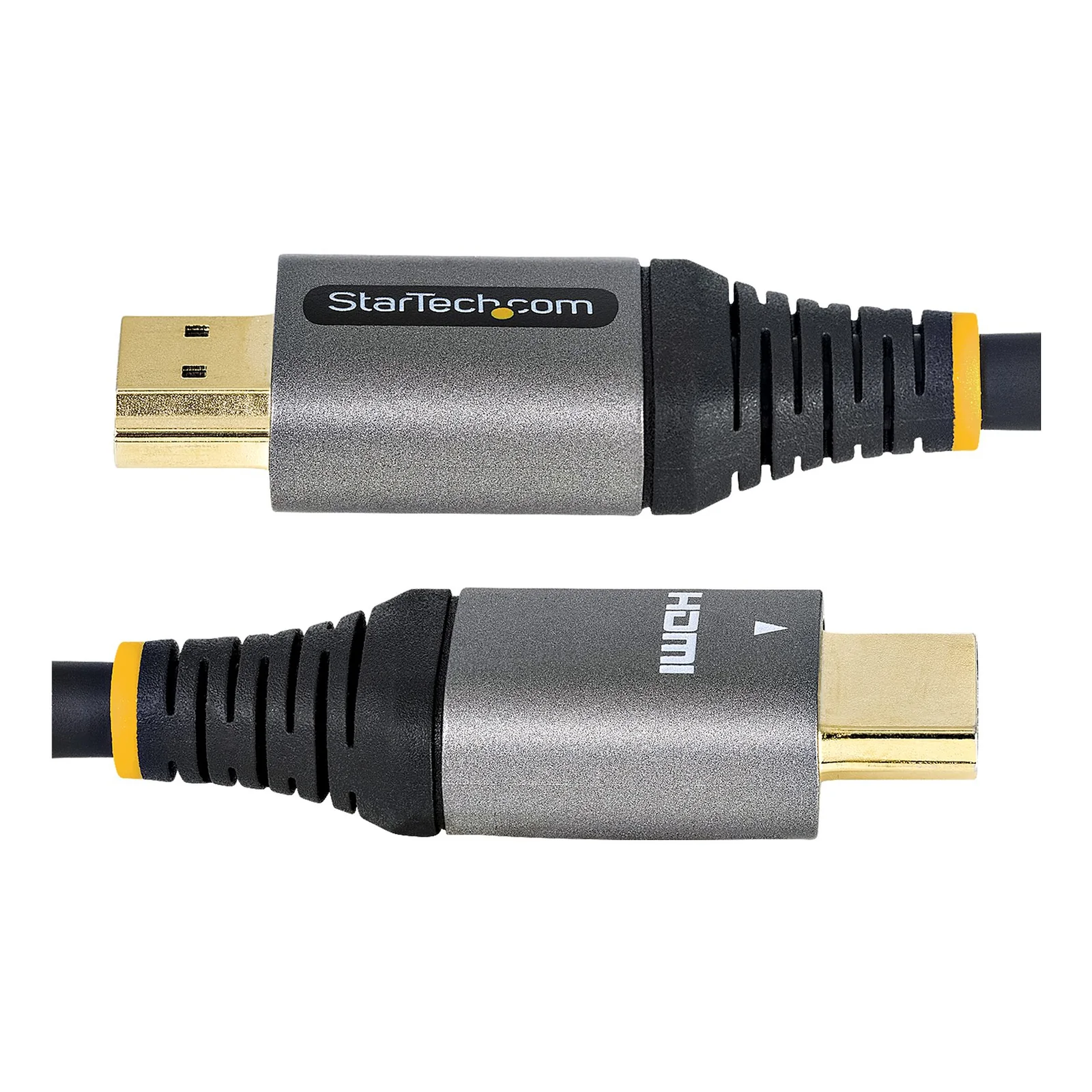 StarTech.com Câble HDMI 2.1 8k de 50cm - Cordon HDMI Certifié Haut Débit - Câble HDMI 4k 120Hz/8k 60Hz HDR10+ eARC - Cordon HDMI Ultra HD 8K - Moniteur/TV/Écran - Gaine TPE