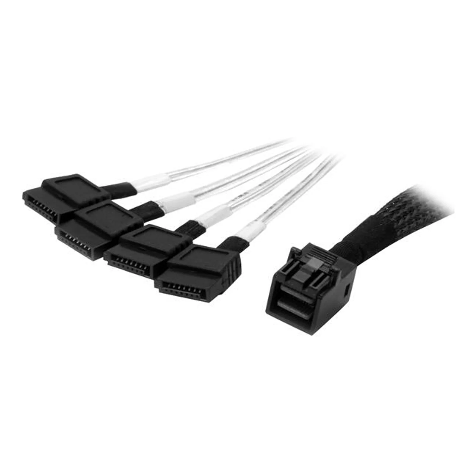 Câble Mini SAS SFF-8643 vers 4x SATA interne 1 m