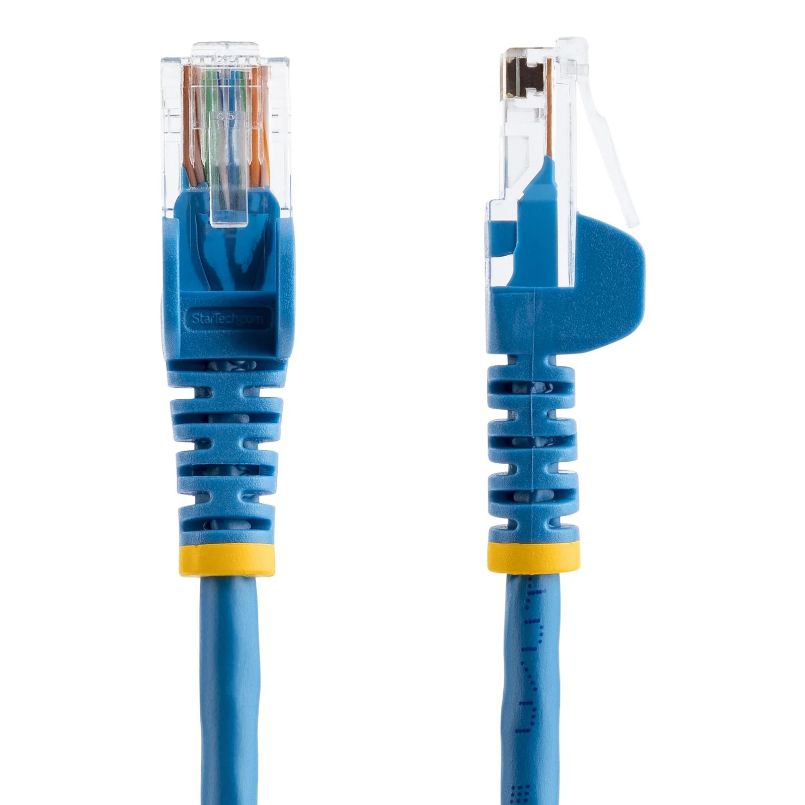 StarTech.com Câble réseau Cat5e UTP sans crochet de 2m - Cordon Ethernet RJ45 anti-accroc - M/M - Bleu