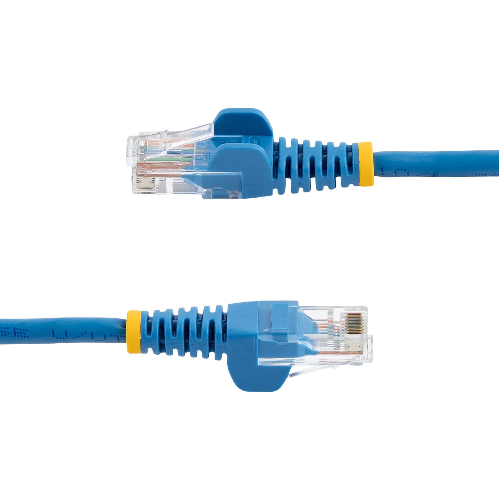 StarTech.com Câble réseau Cat5e UTP sans crochet de 2m - Cordon Ethernet RJ45 anti-accroc - M/M - Bleu