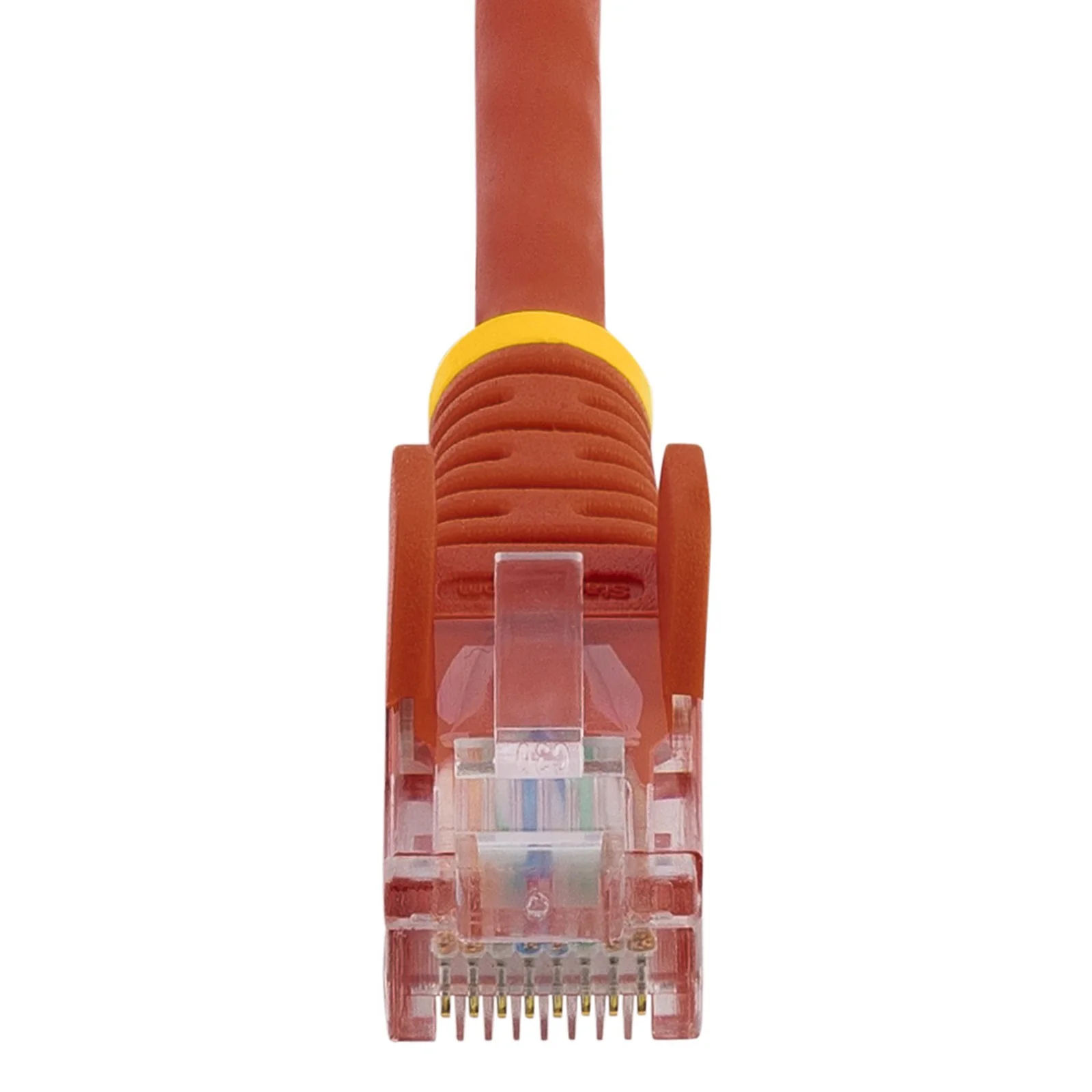 StarTech.com Câble réseau Cat5e UTP sans crochet de 2m - Cordon Ethernet RJ45 anti-accroc - M/M - Rouge
