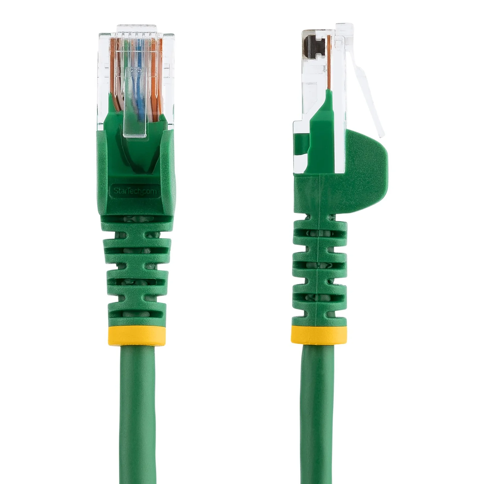 StarTech.com Câble réseau Cat5e UTP sans crochet de 2m - Cordon Ethernet RJ45 anti-accroc - M/M - Vert