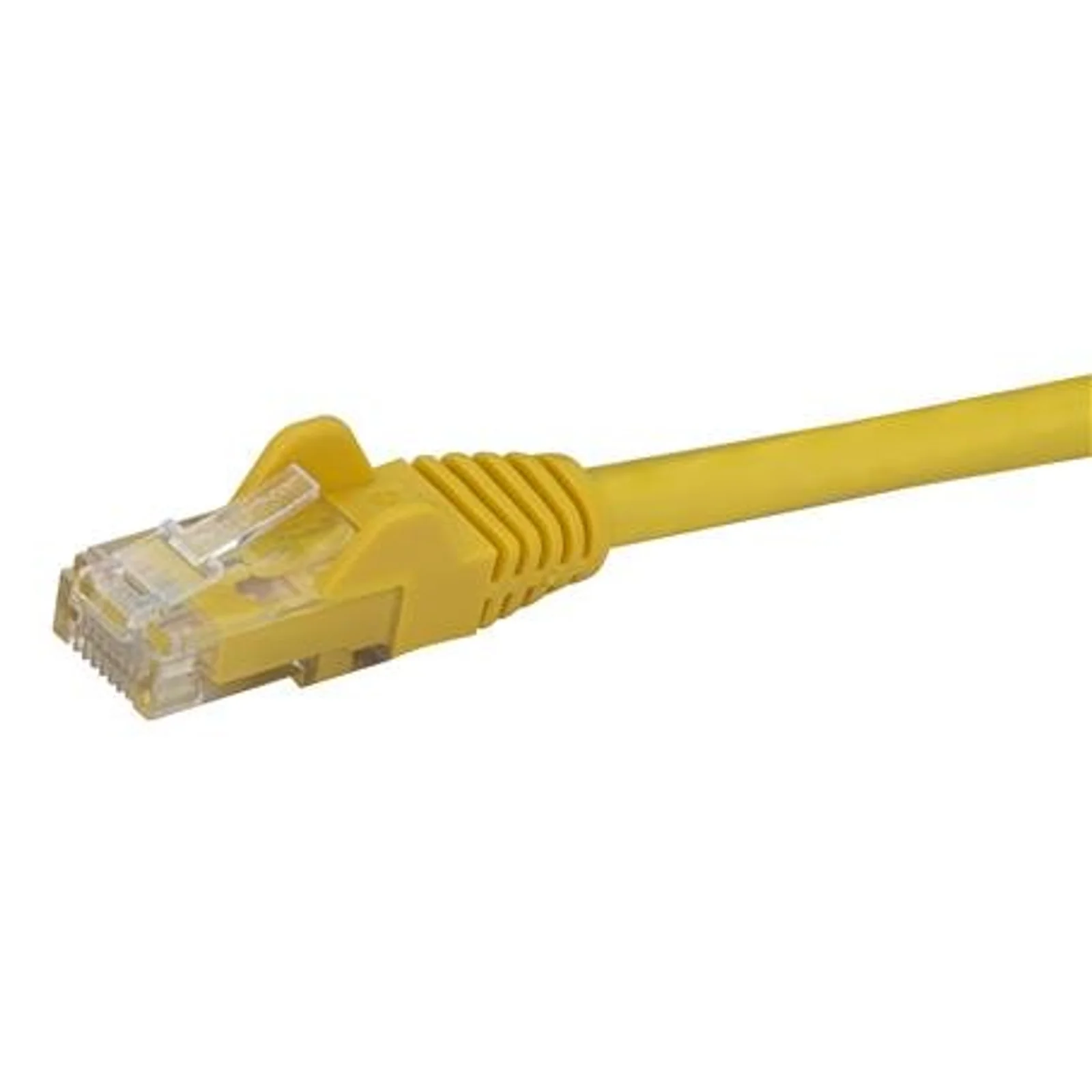 StarTech.com Câble réseau Cat6 Gigabit UTP sans crochet de 3m - Cordon Ethernet RJ45 anti-accroc - M/M - Jaune