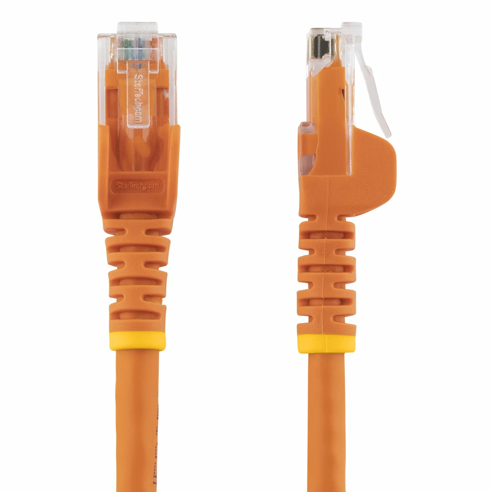 StarTech.com Câble réseau Cat6 Gigabit UTP sans crochet de 3m - Cordon Ethernet RJ45 anti-accroc - M/M - Orange