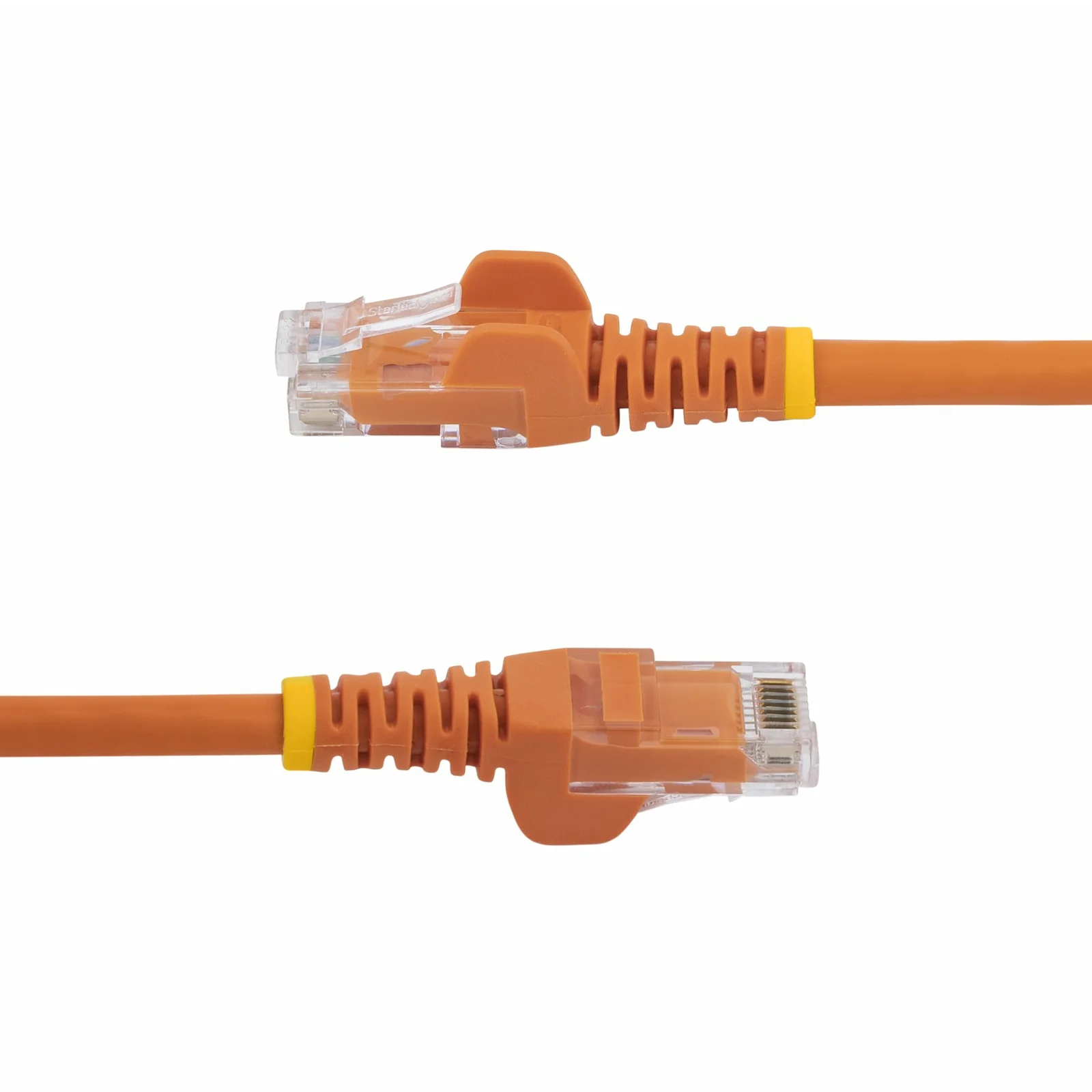 StarTech.com Câble réseau Cat6 Gigabit UTP sans crochet de 3m - Cordon Ethernet RJ45 anti-accroc - M/M - Orange