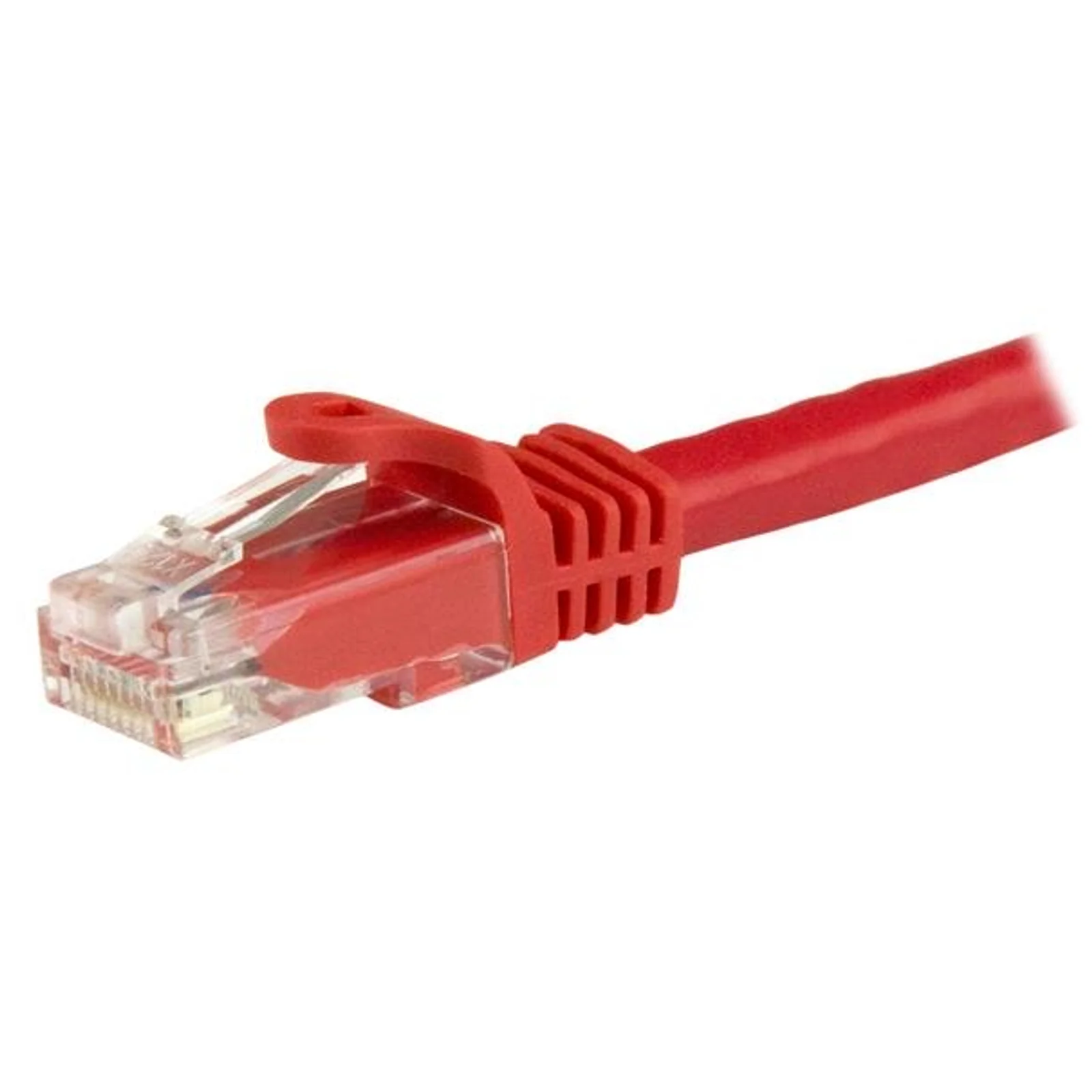 StarTech.com Câble réseau Cat6 Gigabit UTP sans crochet de 3m - Cordon Ethernet RJ45 anti-accroc - M/M - Rouge