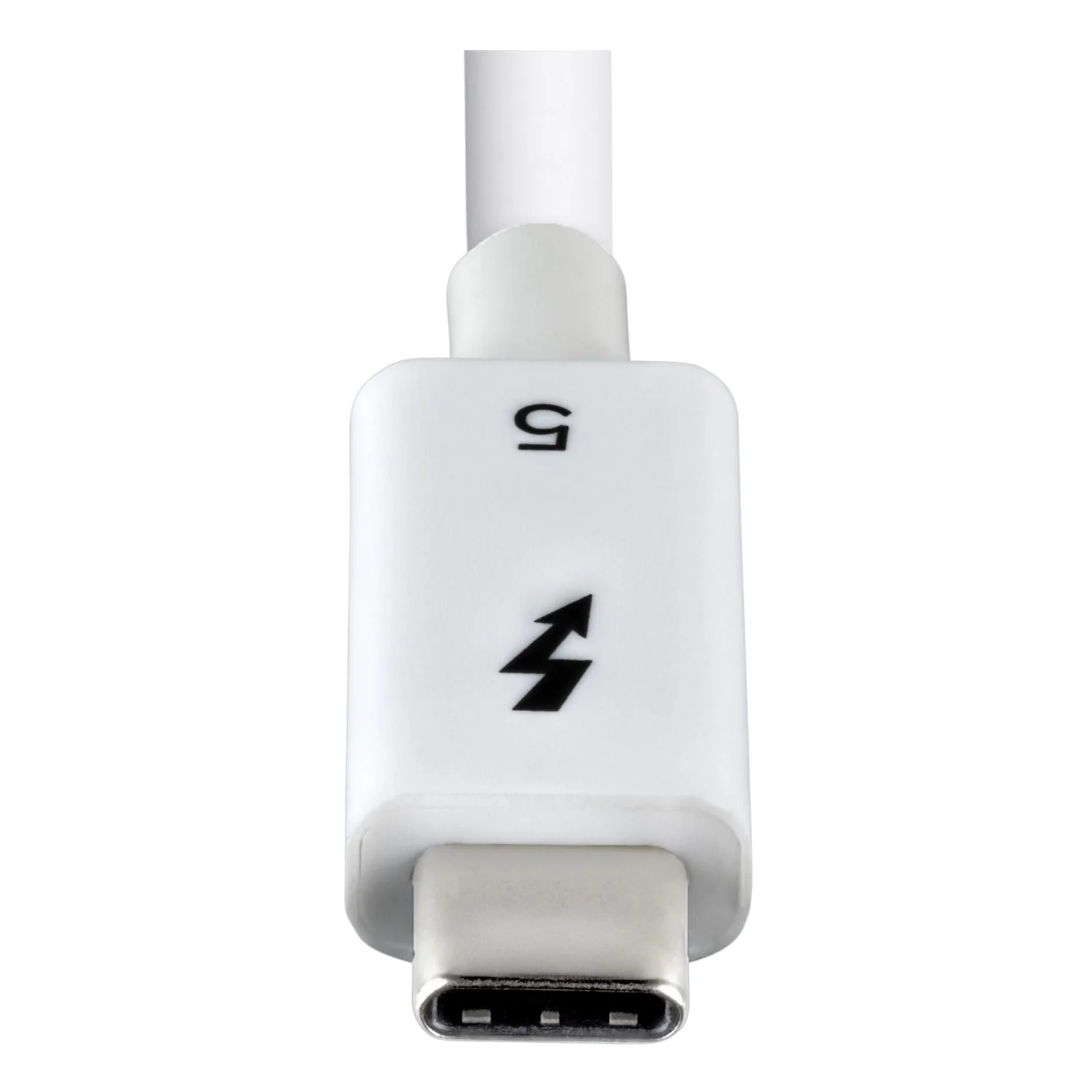 StarTech.com Câble Thunderbolt 5 de 50cm, 80 Gbps/Jusqu'à 120 Gbps, PD 240W, 8K 60Hz, Câble Thunderbolt Certifié, Compatible avec Thunderbolt 4/USB4/USB-C - Blanc