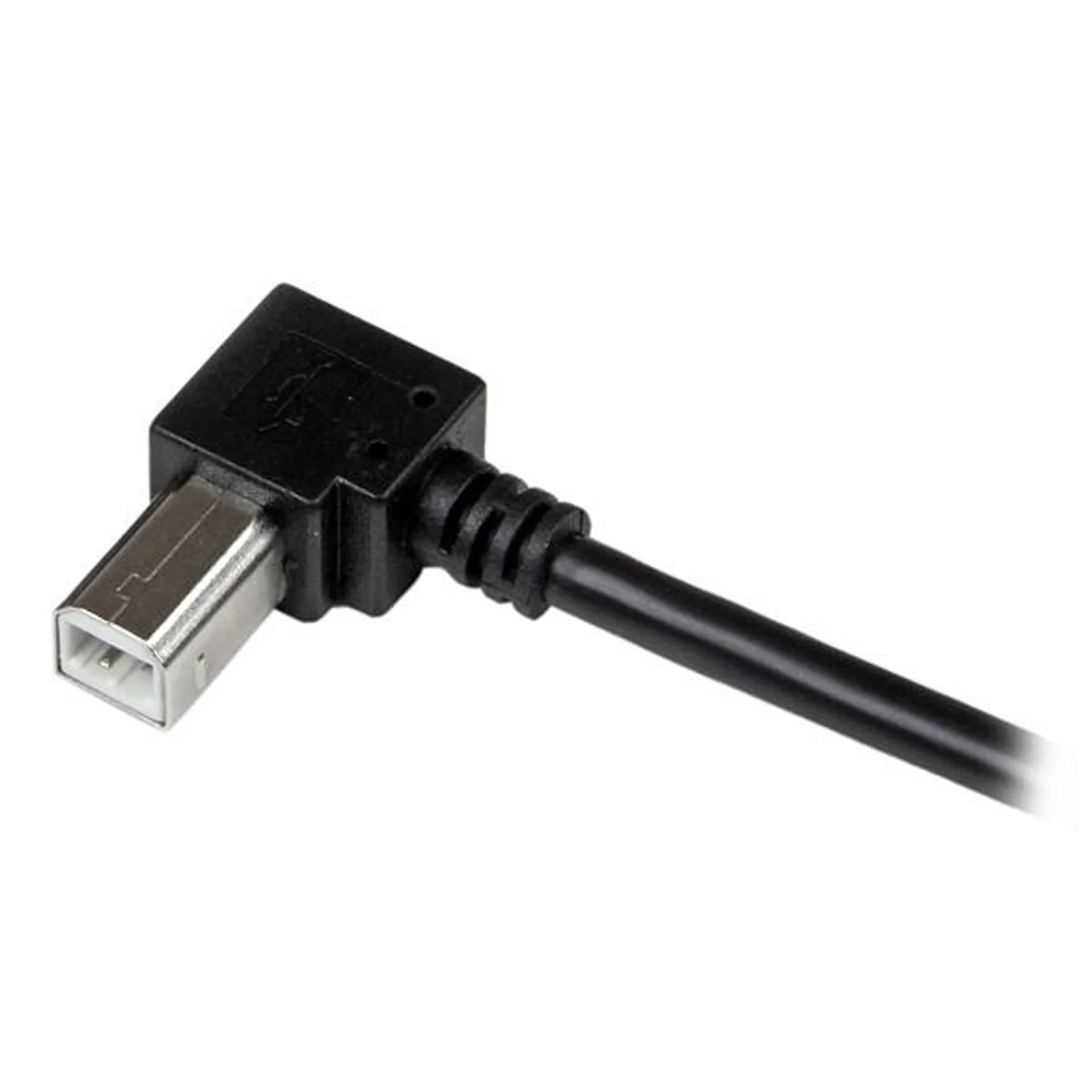 StarTech.com Câble USB 2.0 A vers USB B Coudé à droite Mâle / Mâle pour imprimante - 2 m - Noir