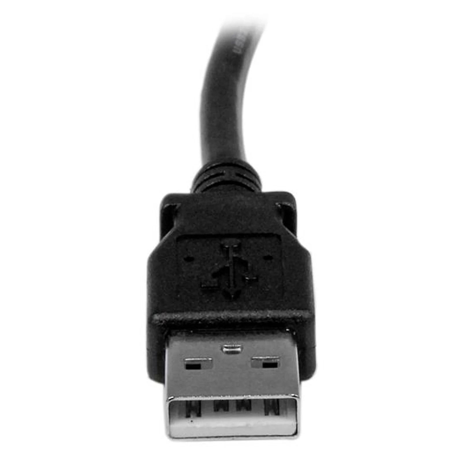 StarTech.com Câble USB 2.0 A vers USB B Coudé à Gauche Mâle / Mâle pour imprimante - 2 m - Noir