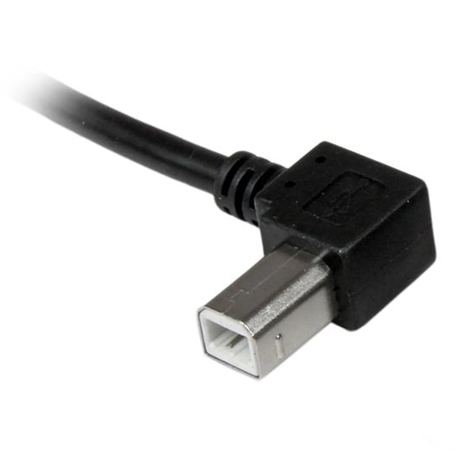 StarTech.com Câble USB 2.0 A vers USB B Coudé à Gauche Mâle / Mâle pour imprimante - 2 m - Noir
