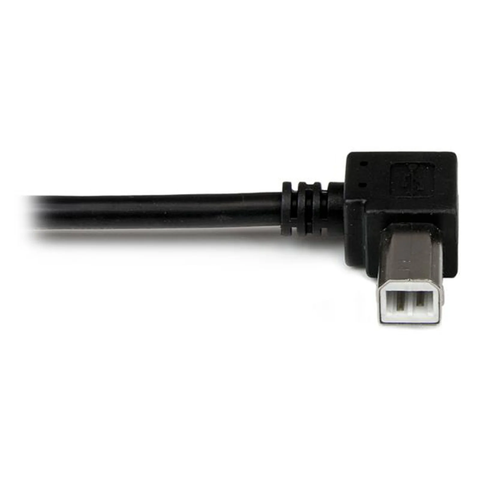 StarTech.com Câble USB 2.0 A vers USB B Coudé à Gauche Mâle / Mâle pour imprimante - 2 m - Noir