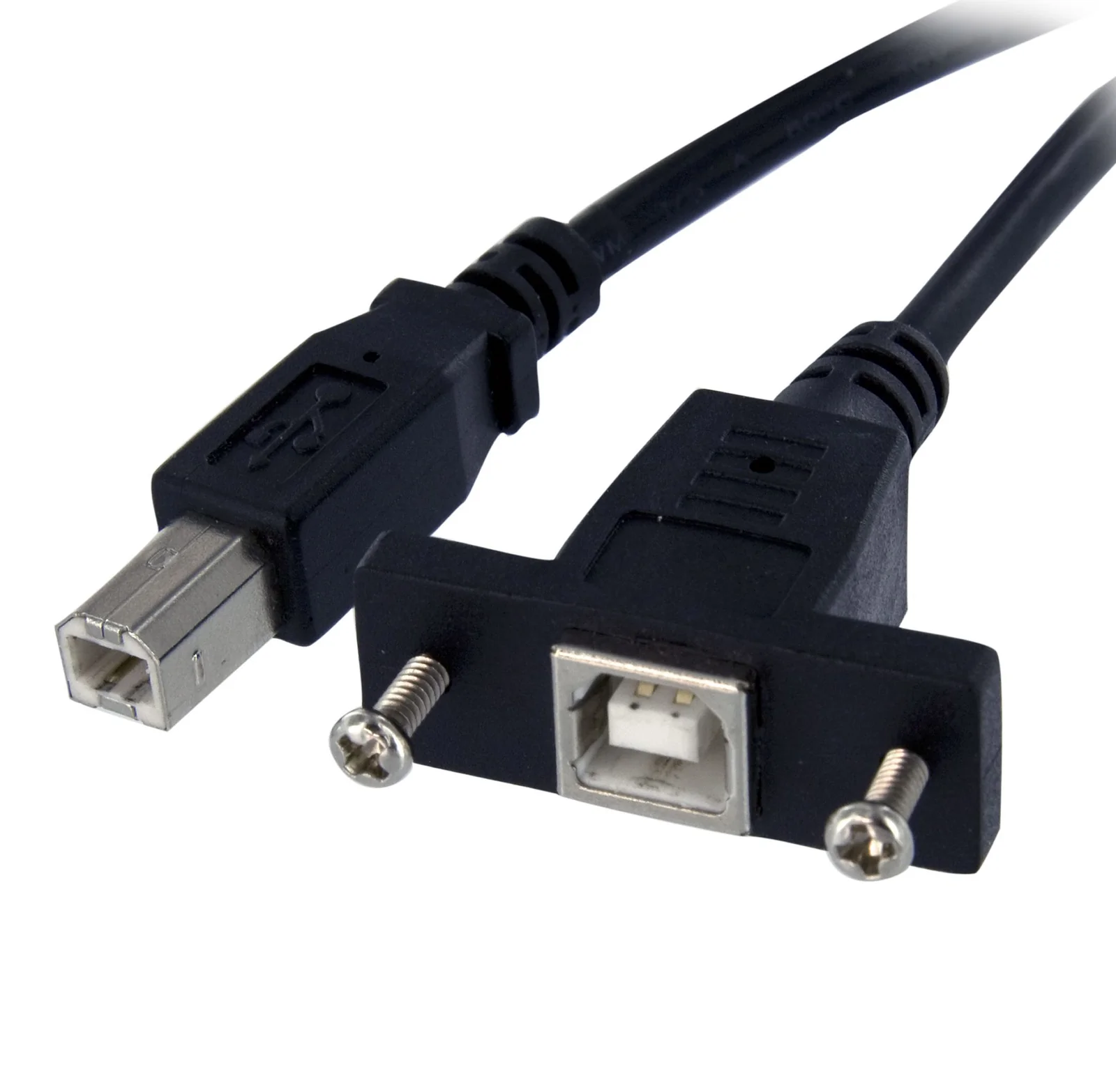 Câble USB 30 cm monté sur panneau B vers B - F/M
