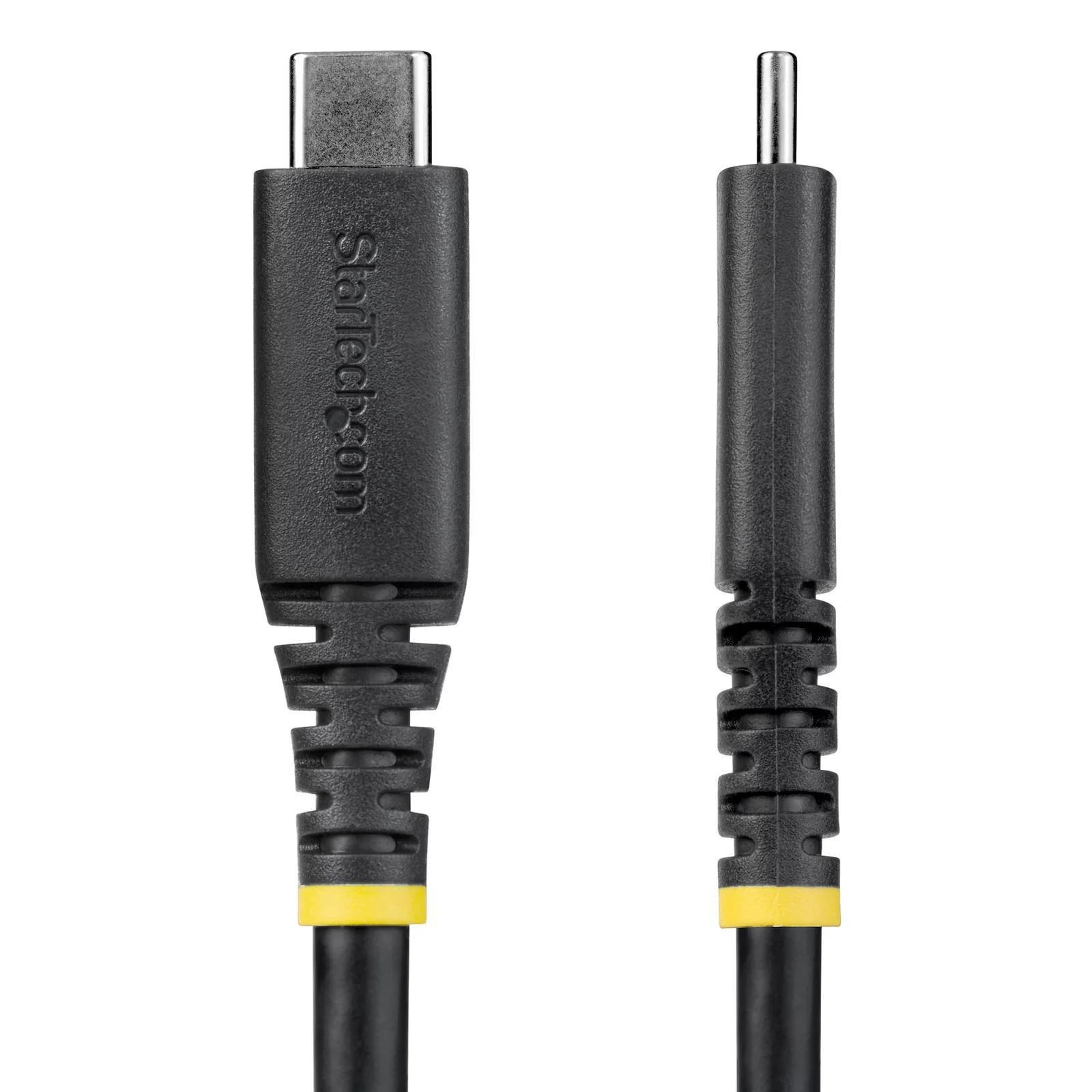 StarTech.com Câble USB 4 de 2 m, 20 Gbps, Câble USB-C Certifié USB-IF, PD EPR 240 W, DP 1.4 4K 120 Hz, Gaine TPE, Cordon USB-C Noir
