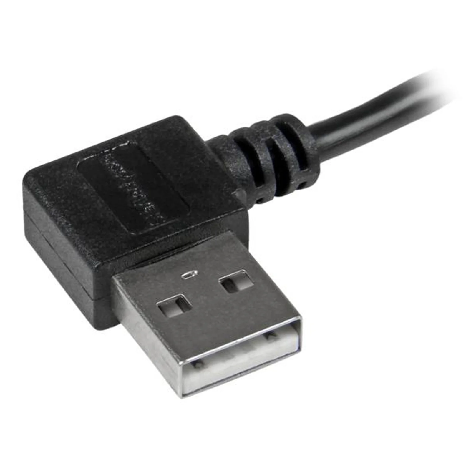 StarTech.com Câble USB A vers Micro B de 2 m avec connecteurs coudés à angle droit - M/M - Noir