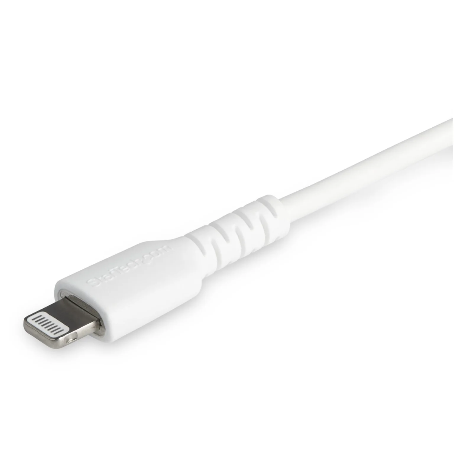 StarTech.com Câble USB-C vers Lightning Blanc Robuste 1m - Câble de Charge/Synchronistation USB Type C vers Lightning Fibre Aramide - iPad/iPhone 12 Certifié Apple MFi