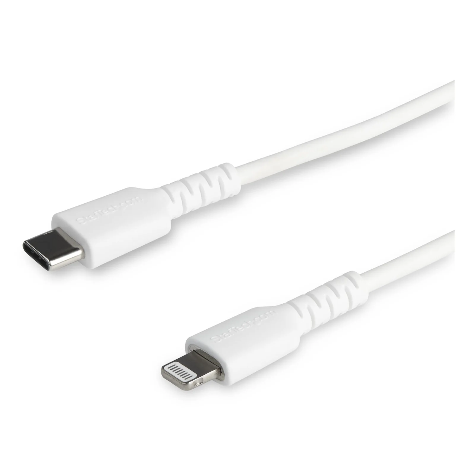 Câble USB-C vers Lightning Blanc Robuste 2m - Câble de Charge/Synchronistation USB Type C vers Lightning Fibre Aramide - iPad/iPhone 12 Certifié Apple MFi