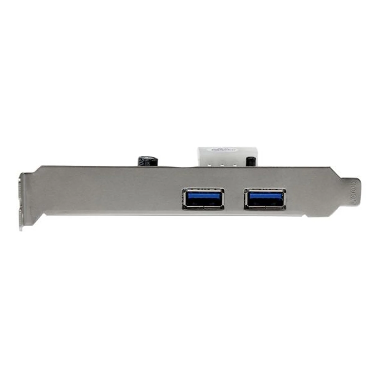 StarTech.com Carte Contrôleur PCI Express vers 2 Ports USB 3.0 avec UASP - Alimentation LP4