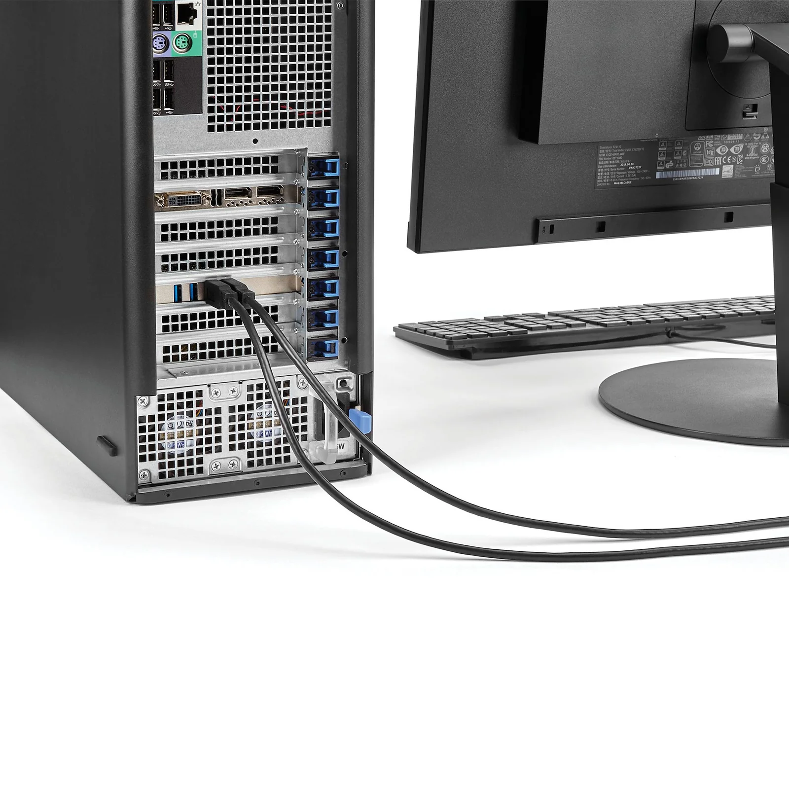 StarTech.com Carte Contrôleur PCI Express vers 4 Ports USB 3.0 avec 4 voies dédiés de 5 Gb/s - UASP - Alim SATA / LP4