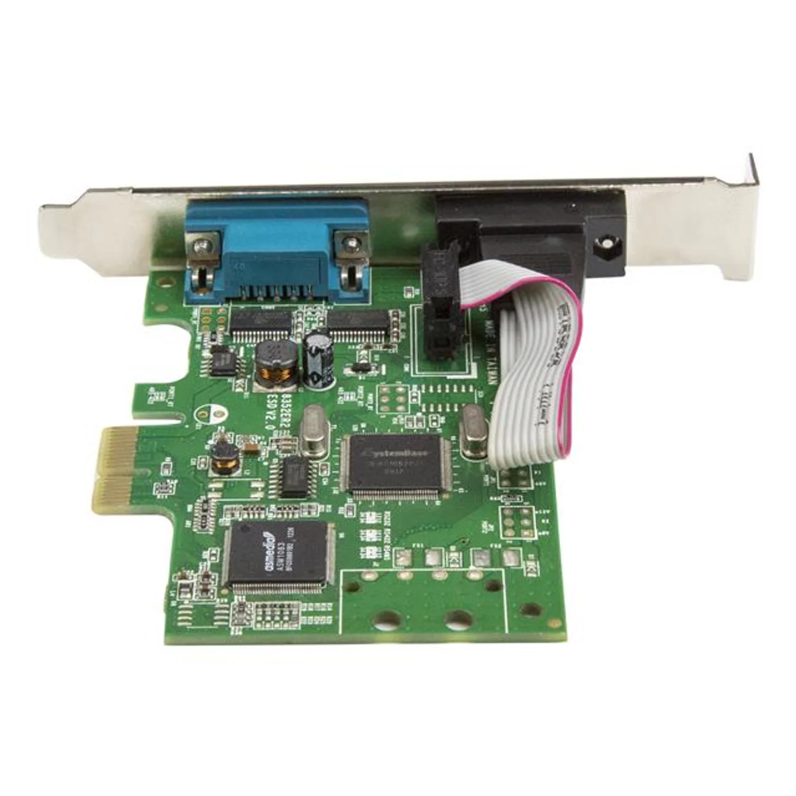 StarTech.com Carte PCI Express à 2 ports série DB9 RS232 - Adaptateur PCIe série avec UART 16C1050