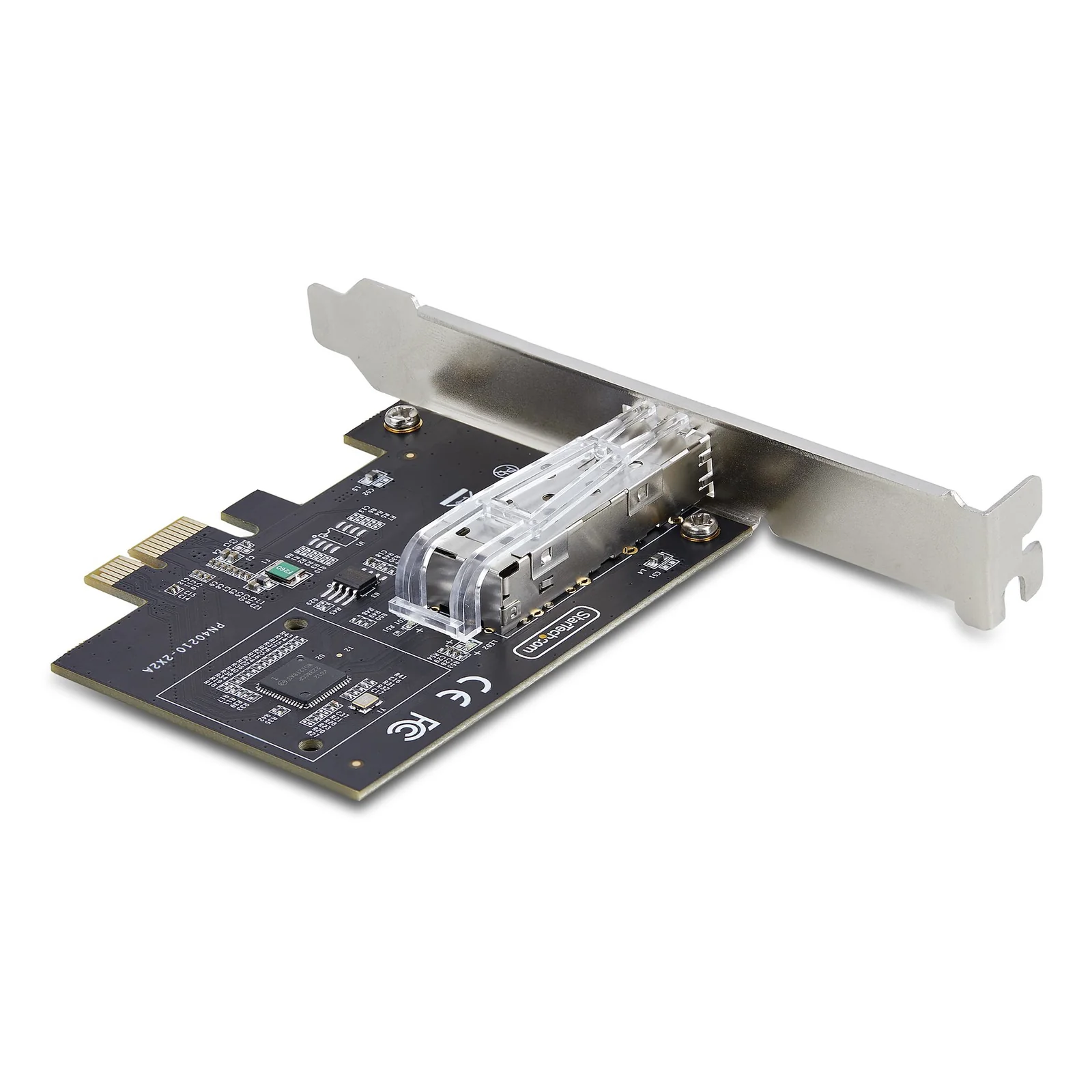 StarTech.com Carte Réseau GbE SFP à 1 Port, PCIe 2.1 x1, Intel I210-IS, Carte Contrôleur 1GbE, 1000BASE Cuivre/Fibre Optique, Carte Réseau Gigabit Ethernet NIC, Backplanes de Serveur/PC - Compatible Windows/Linux