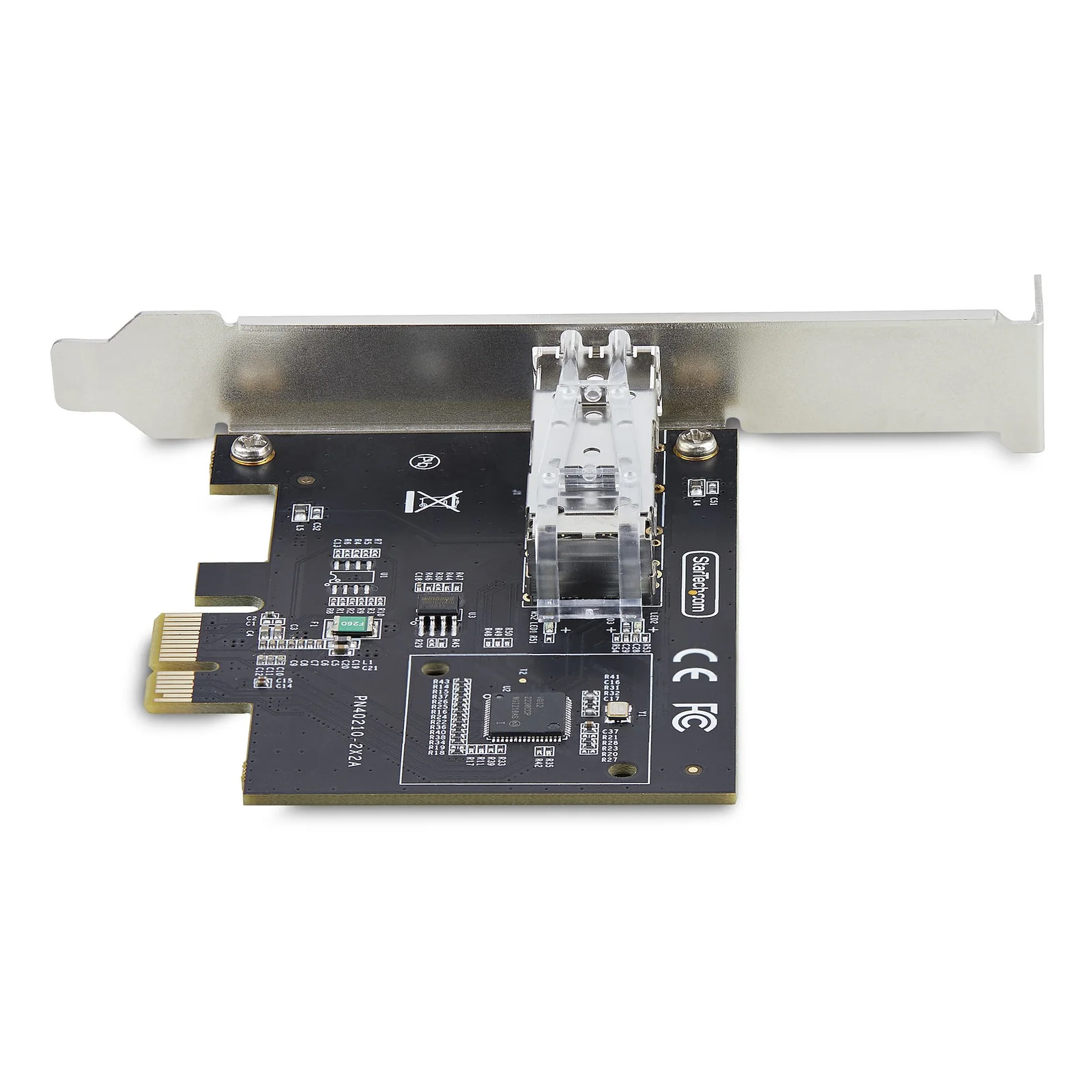 StarTech.com Carte Réseau GbE SFP à 1 Port, PCIe 2.1 x1, Intel I210-IS, Carte Contrôleur 1GbE, 1000BASE Cuivre/Fibre Optique, Carte Réseau Gigabit Ethernet NIC, Backplanes de Serveur/PC - Compatible Windows/Linux